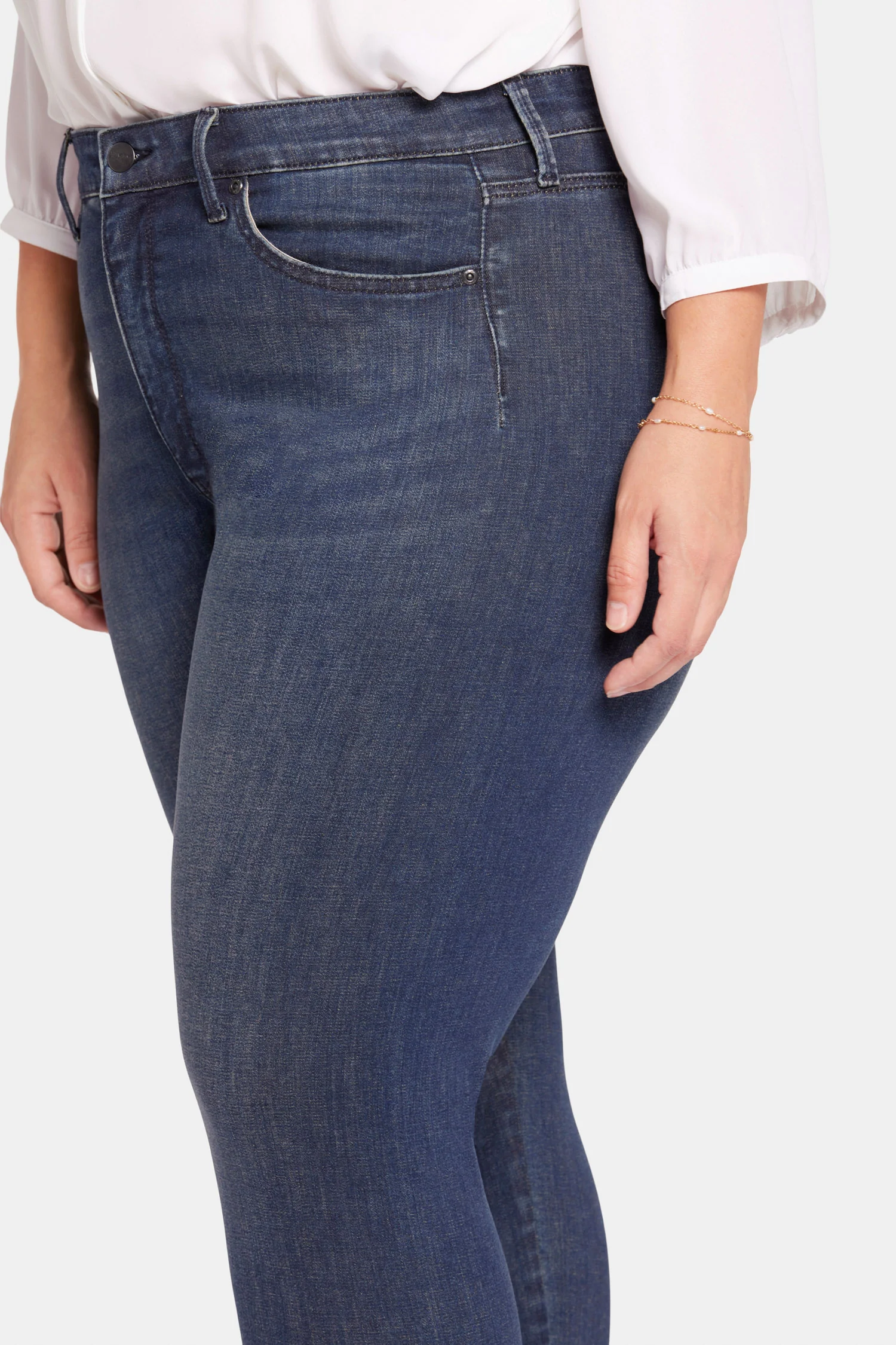 Le Silhouette Ami Skinny Jeans In Petite Plus Size - Precious - Image 6