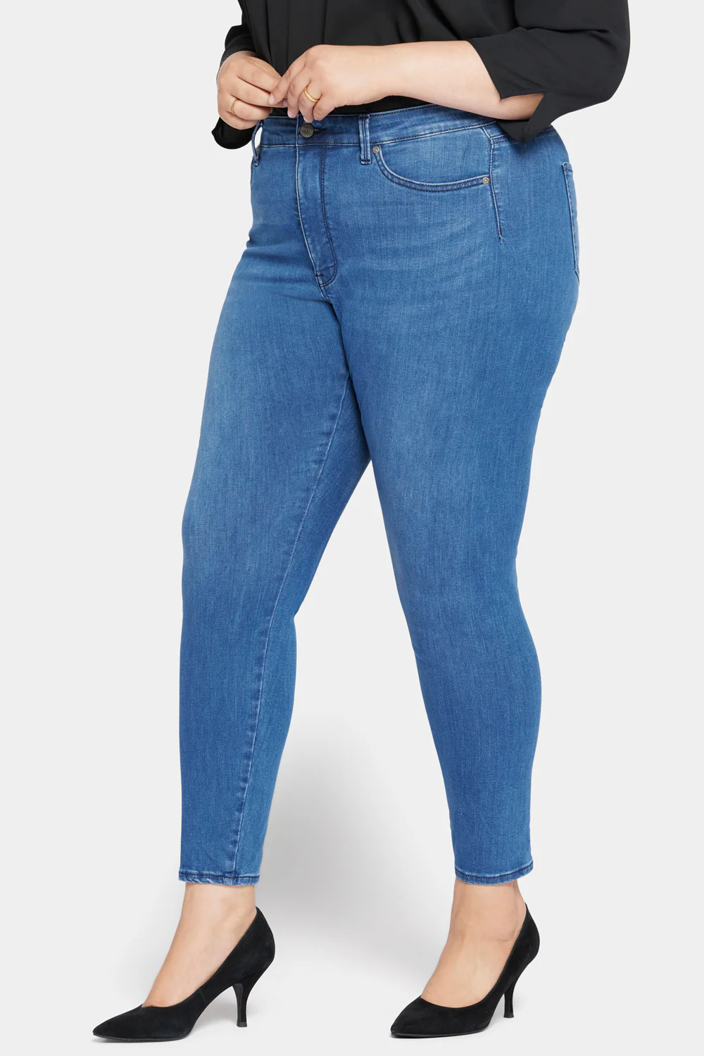 Le Silhouette Ami Skinny Jeans In Plus Size - Amour - Image 3