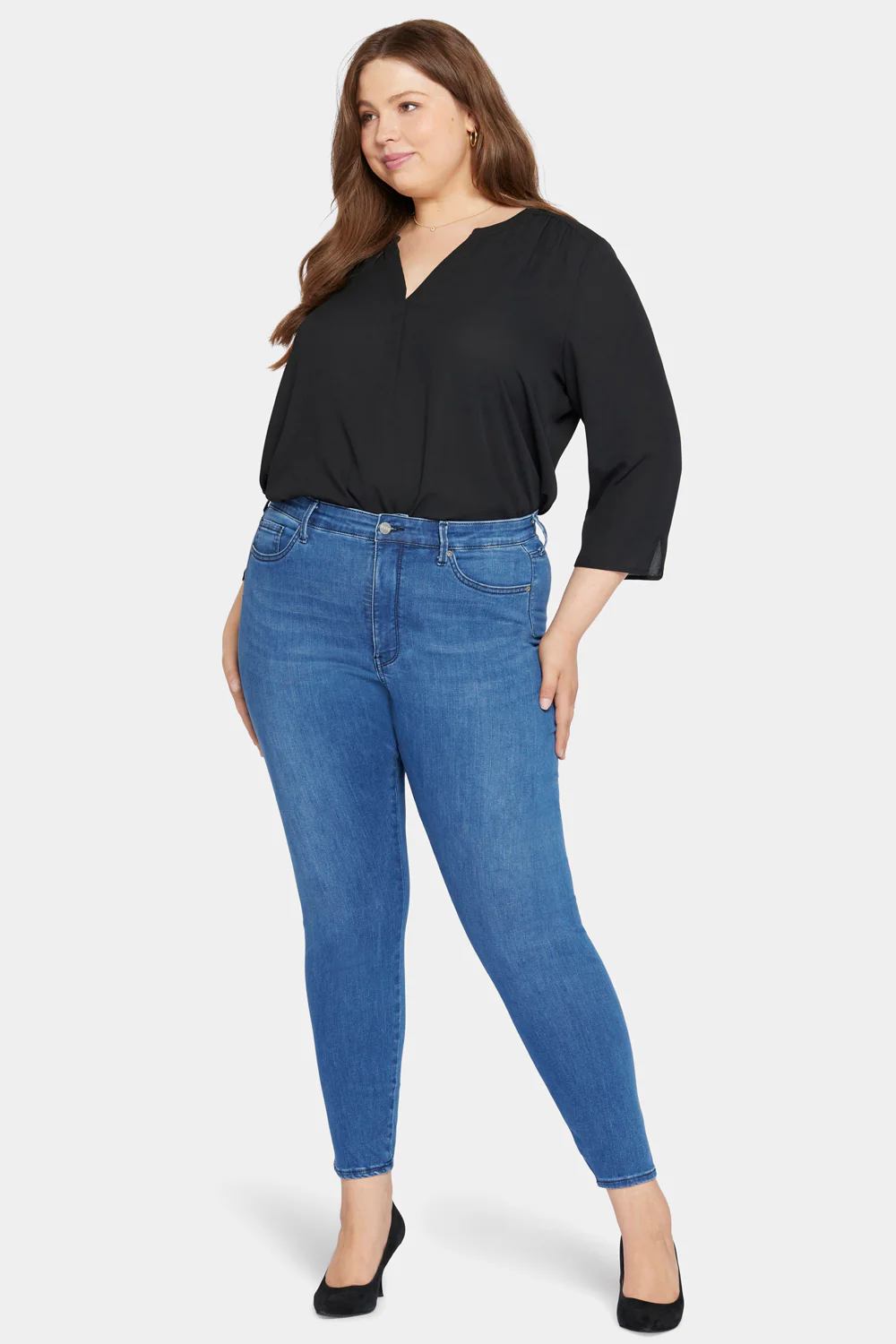 Le Silhouette Ami Skinny Jeans In Plus Size - Amour - Image 4
