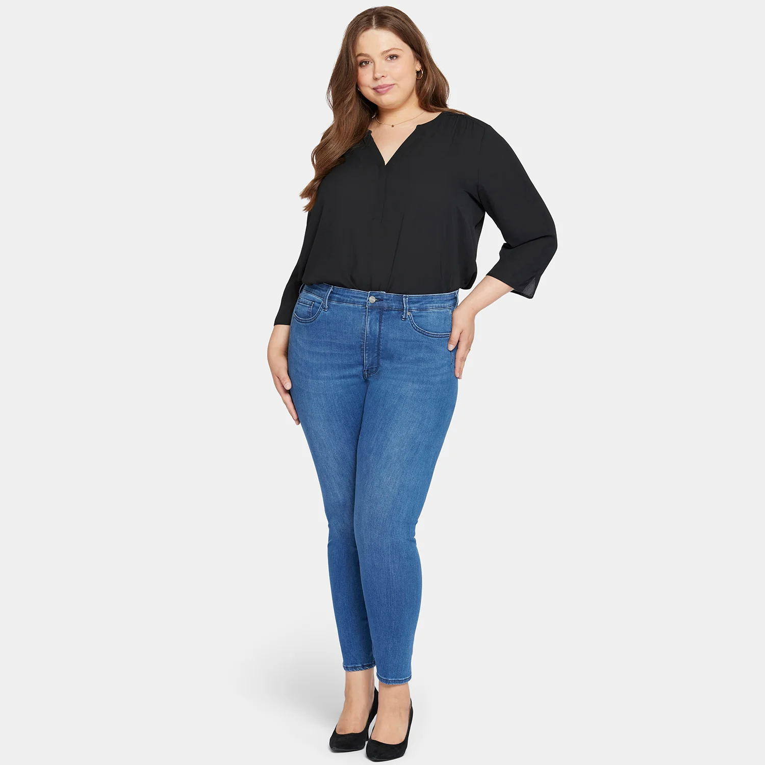 Le Silhouette Ami Skinny Jeans In Plus Size - Amour - Image 7