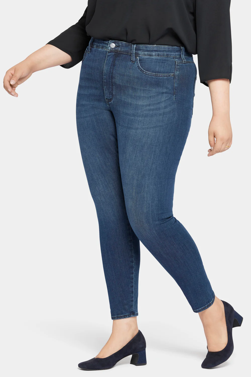 Le Silhouette Ami Skinny Jeans In Plus Size - Precious - Image 3