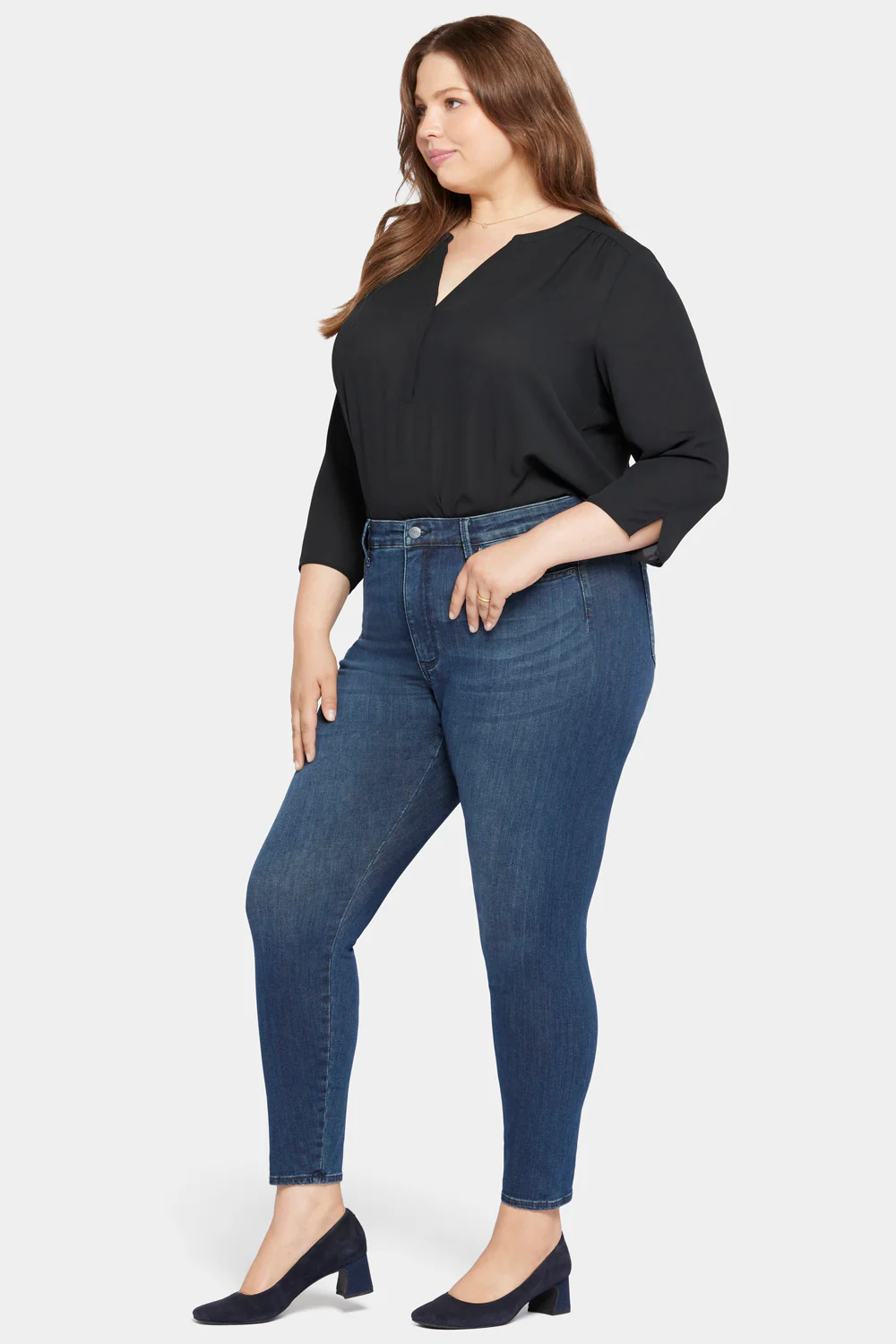 Le Silhouette Ami Skinny Jeans In Plus Size - Precious - Image 5