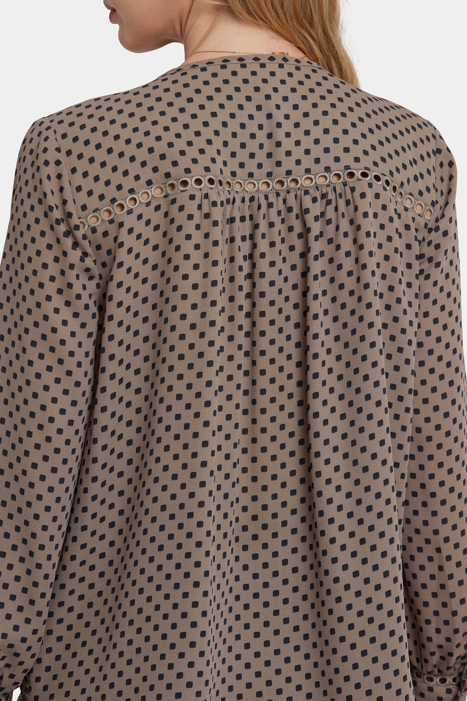 Liliana Peasant Blouse - Capucine Dots - Image 5