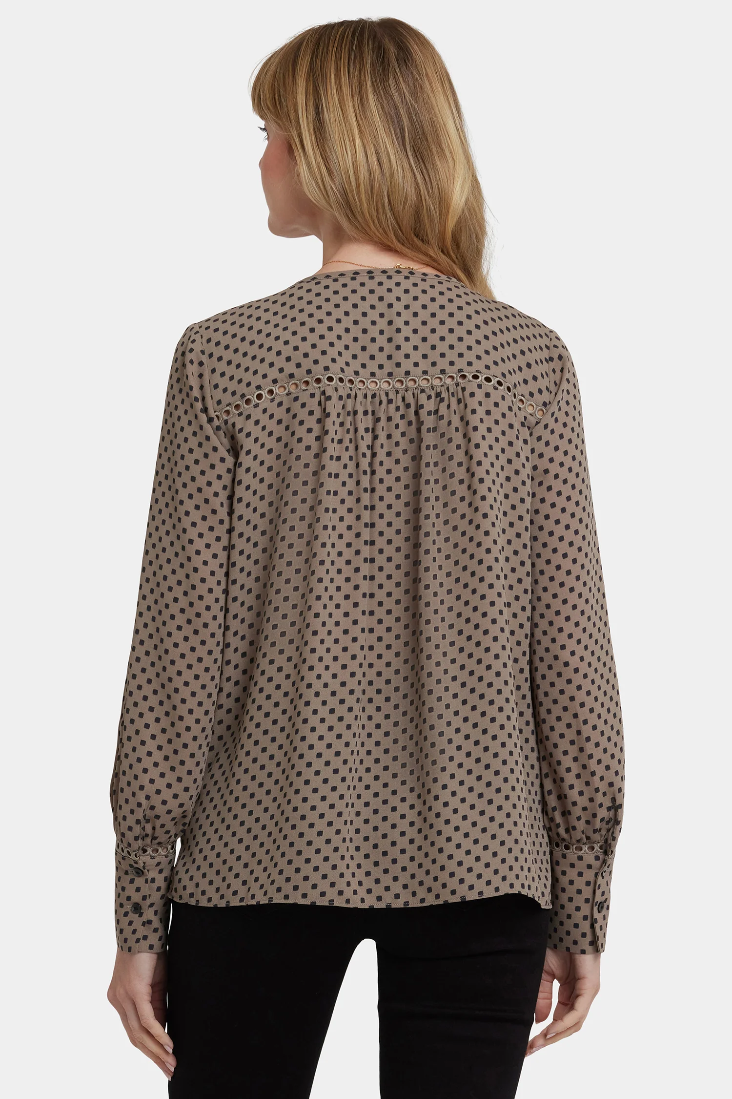 Liliana Peasant Blouse - Capucine Dots - Image 6