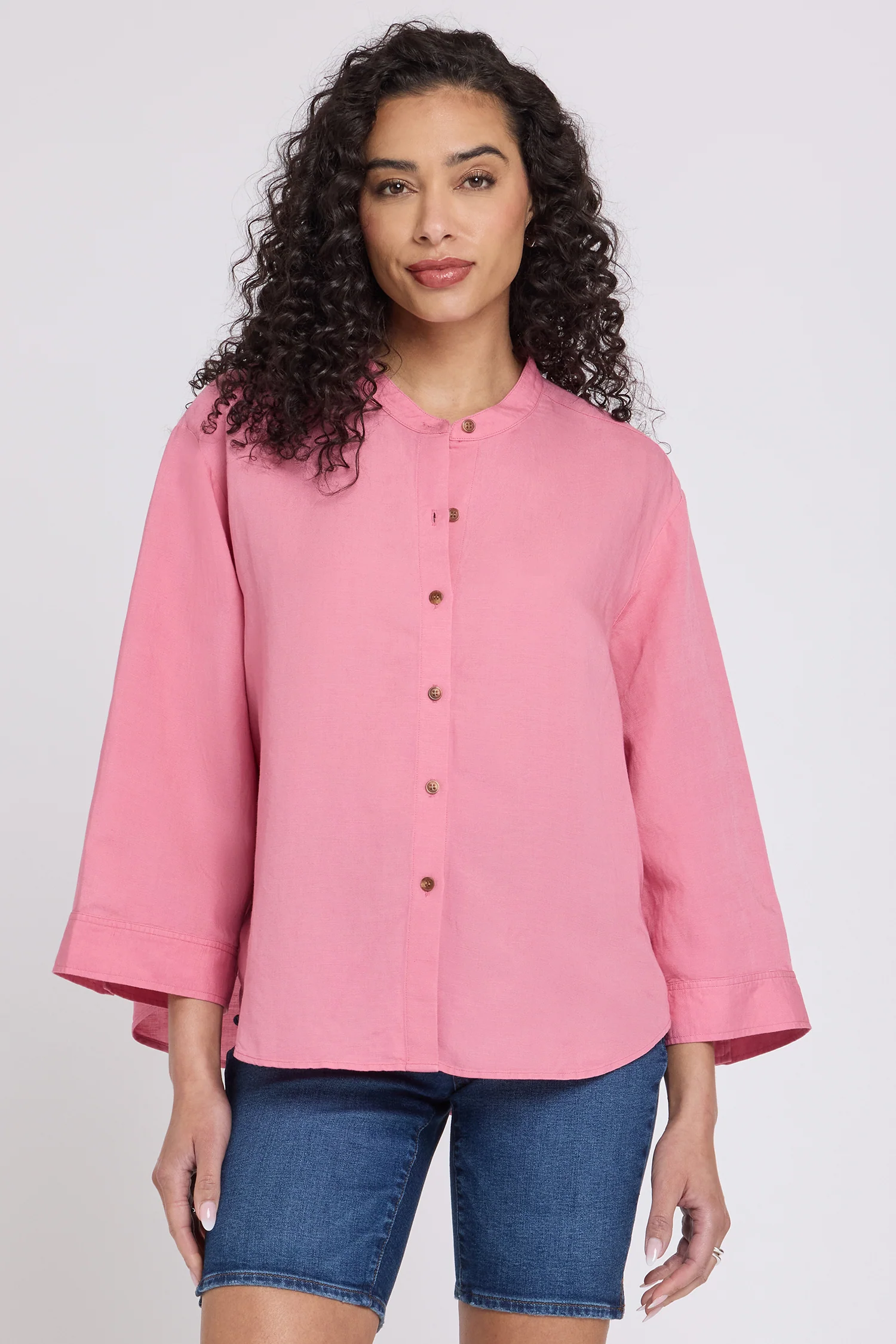 Maggie Oversize Blouse - Desert Rose