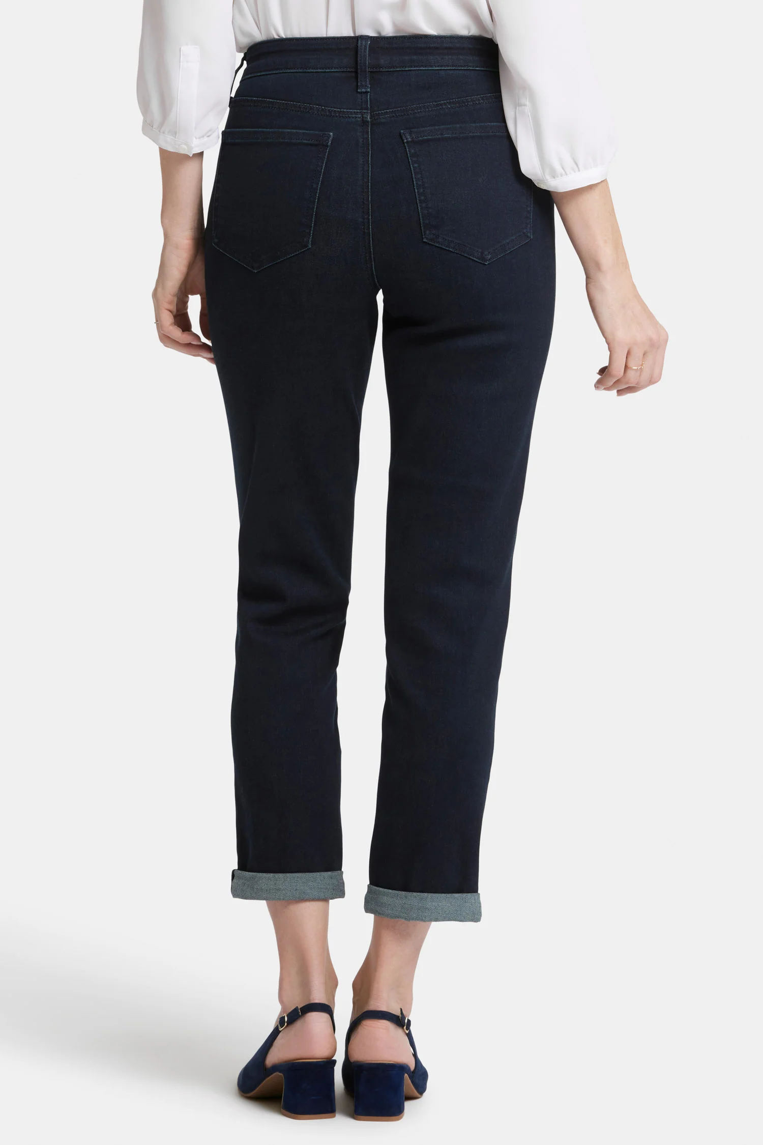 Margot Girlfriend Jeans In Petite - Midnight Falls - Image 2