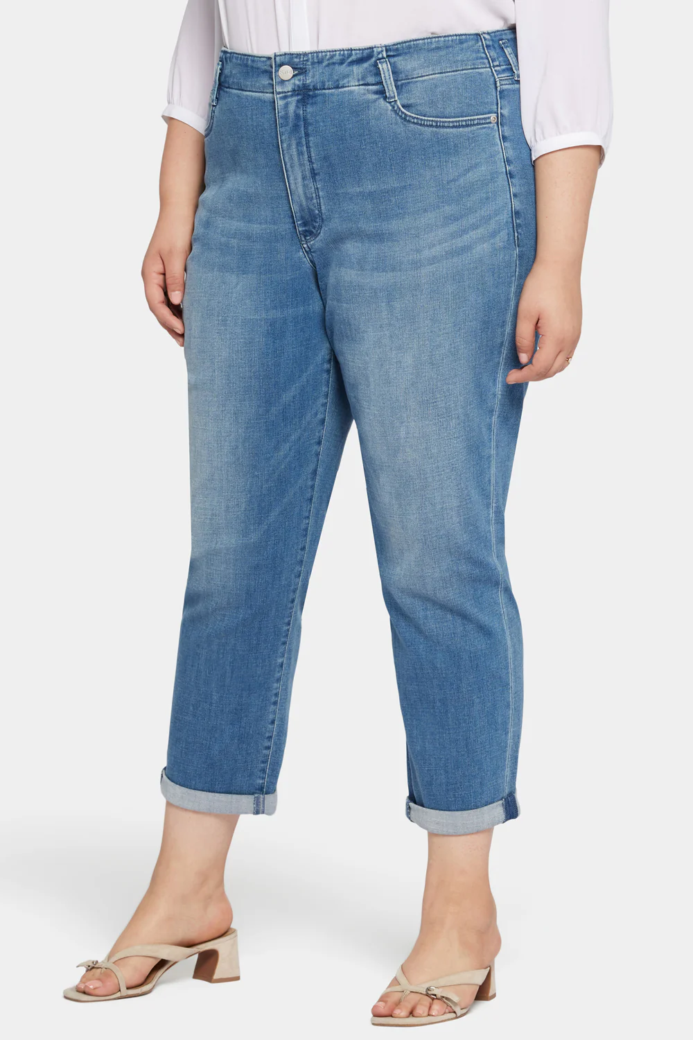 Margot Girlfriend Jeans In Petite Plus Size - Stunning - Image 3