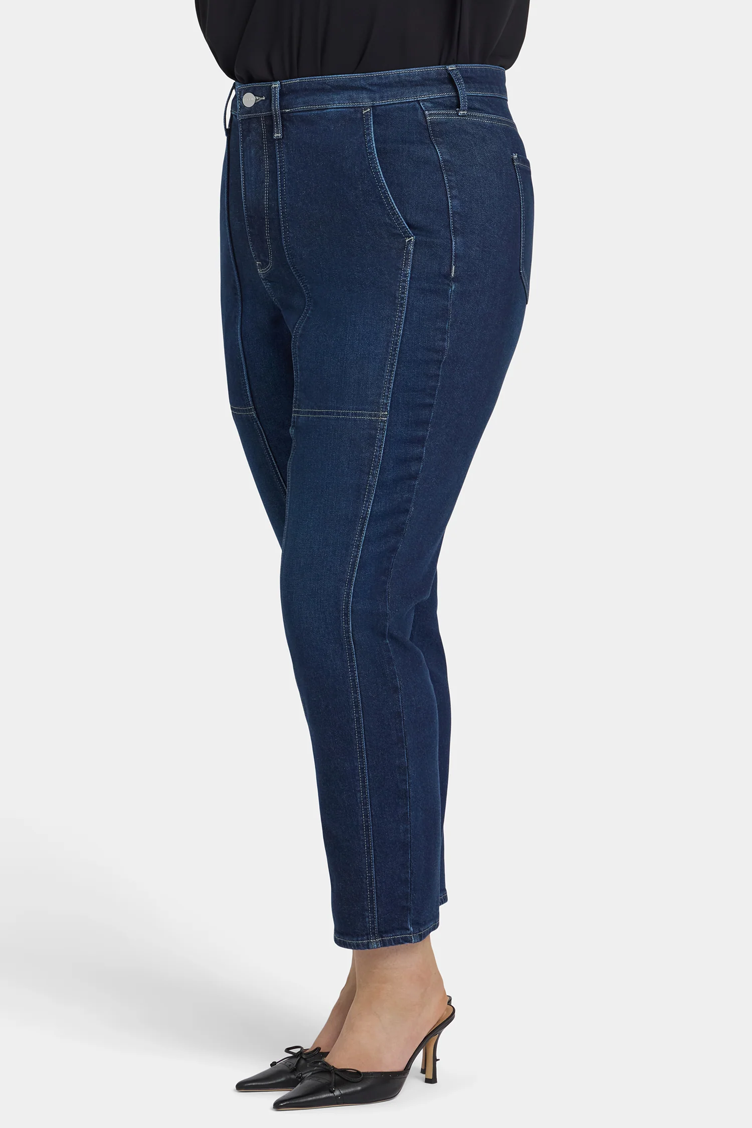 Margot Girlfriend Jeans In Plus Size - Midnight Breeze - Image 3