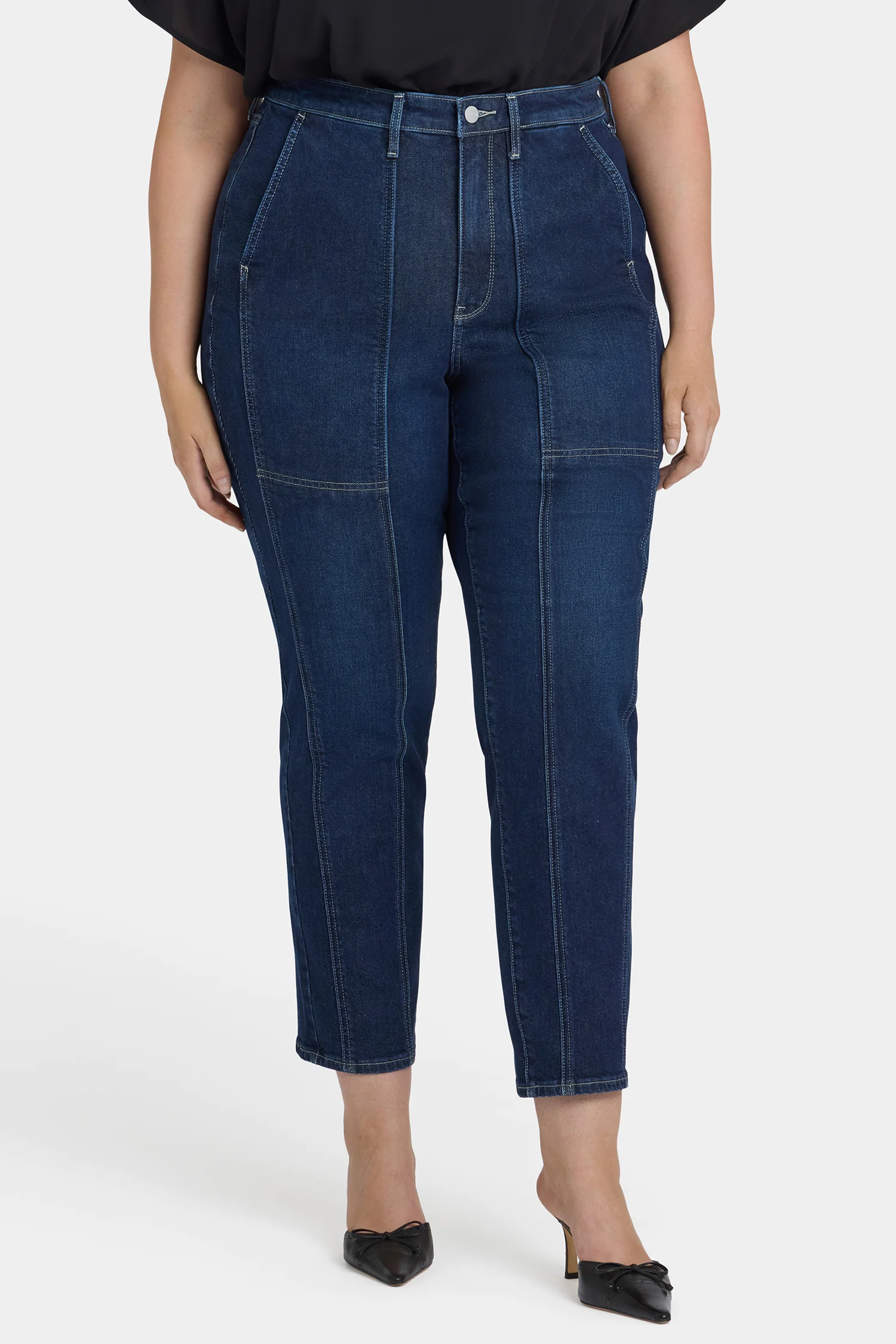 Margot Girlfriend Jeans In Plus Size - Midnight Breeze - Image 4