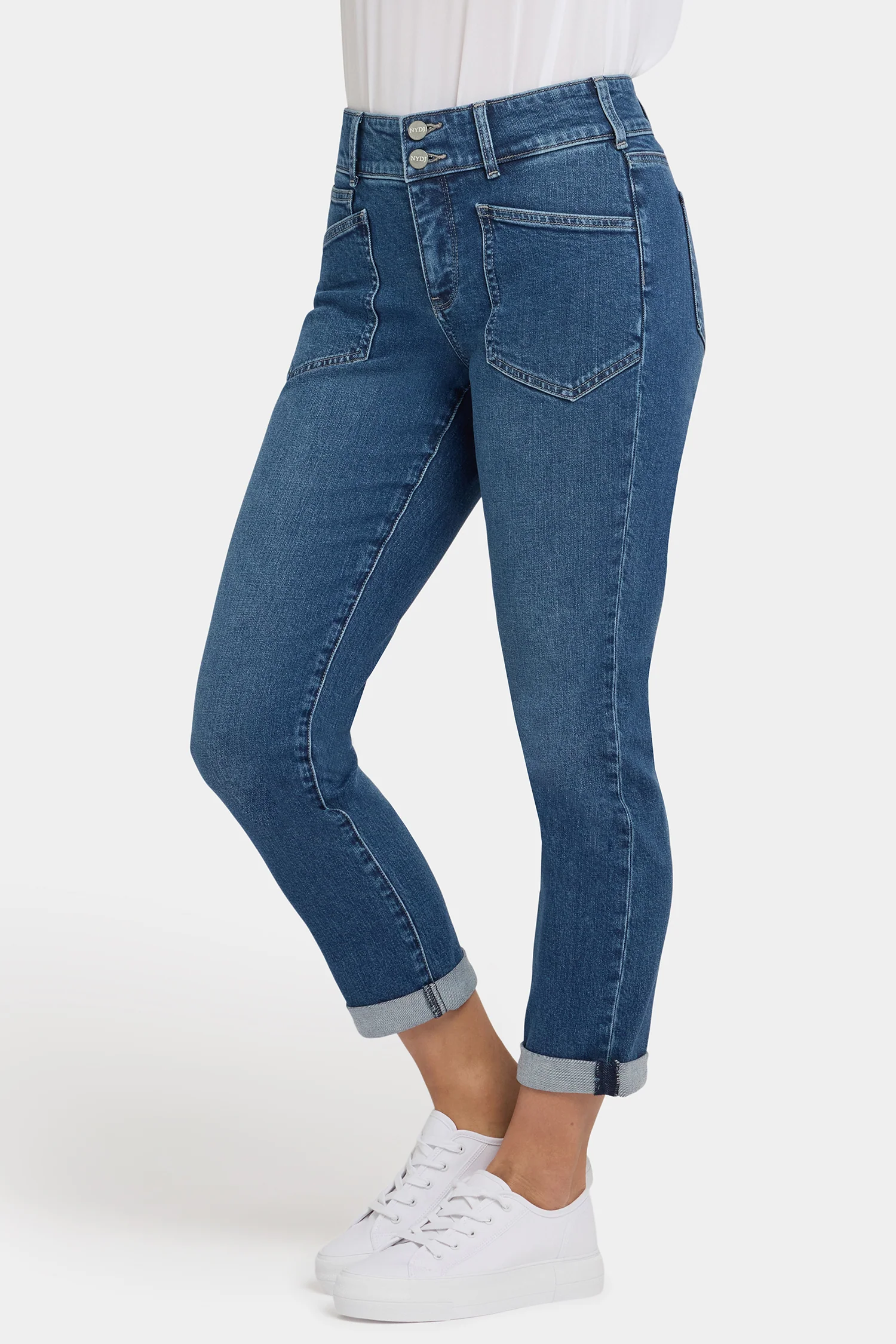 Margot Girlfriend Jeans - Lake Notre-Dame - Image 4