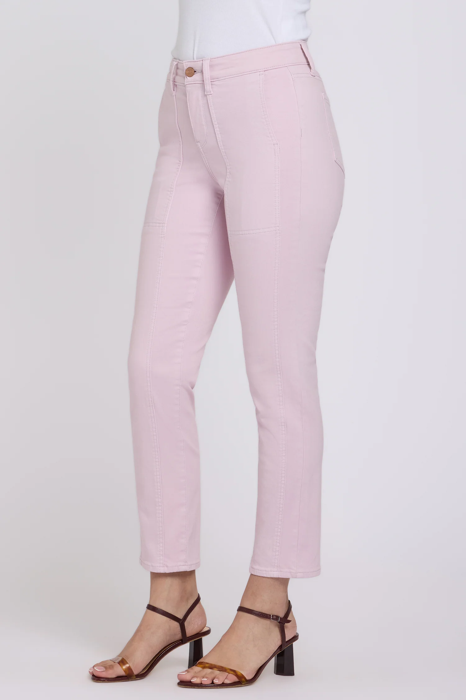 Margot Girlfriend Jeans - Light Lilac - Image 4