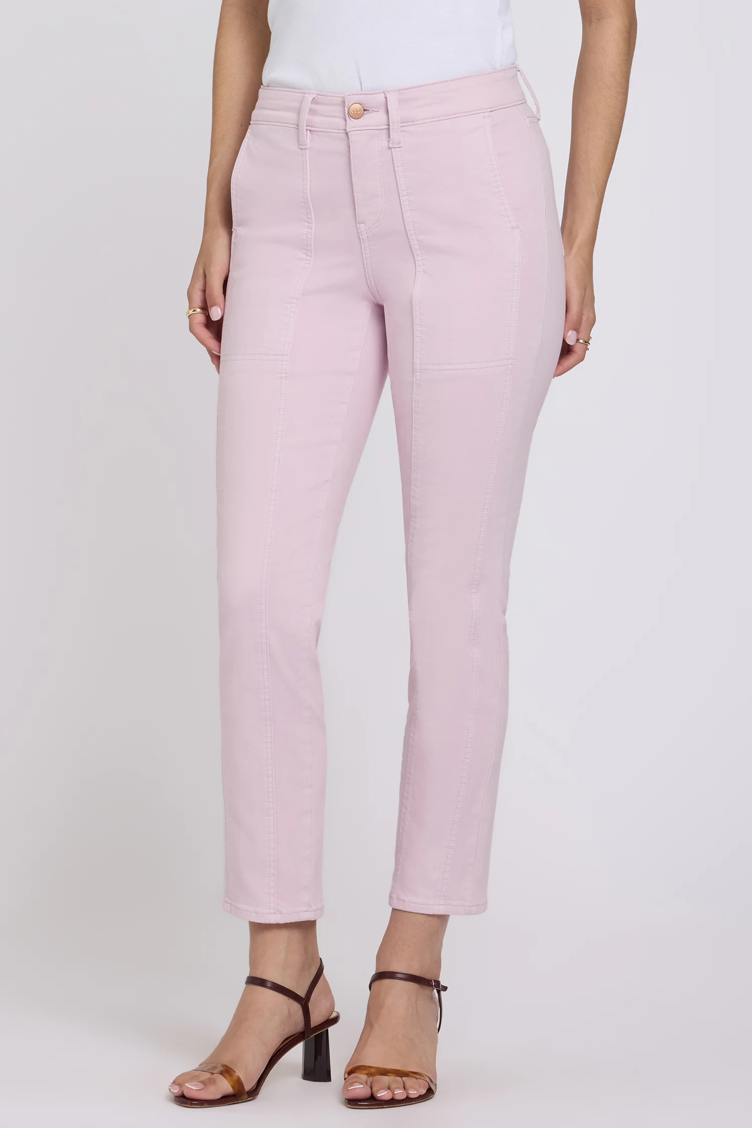 Margot Girlfriend Jeans - Light Lilac - Image 5