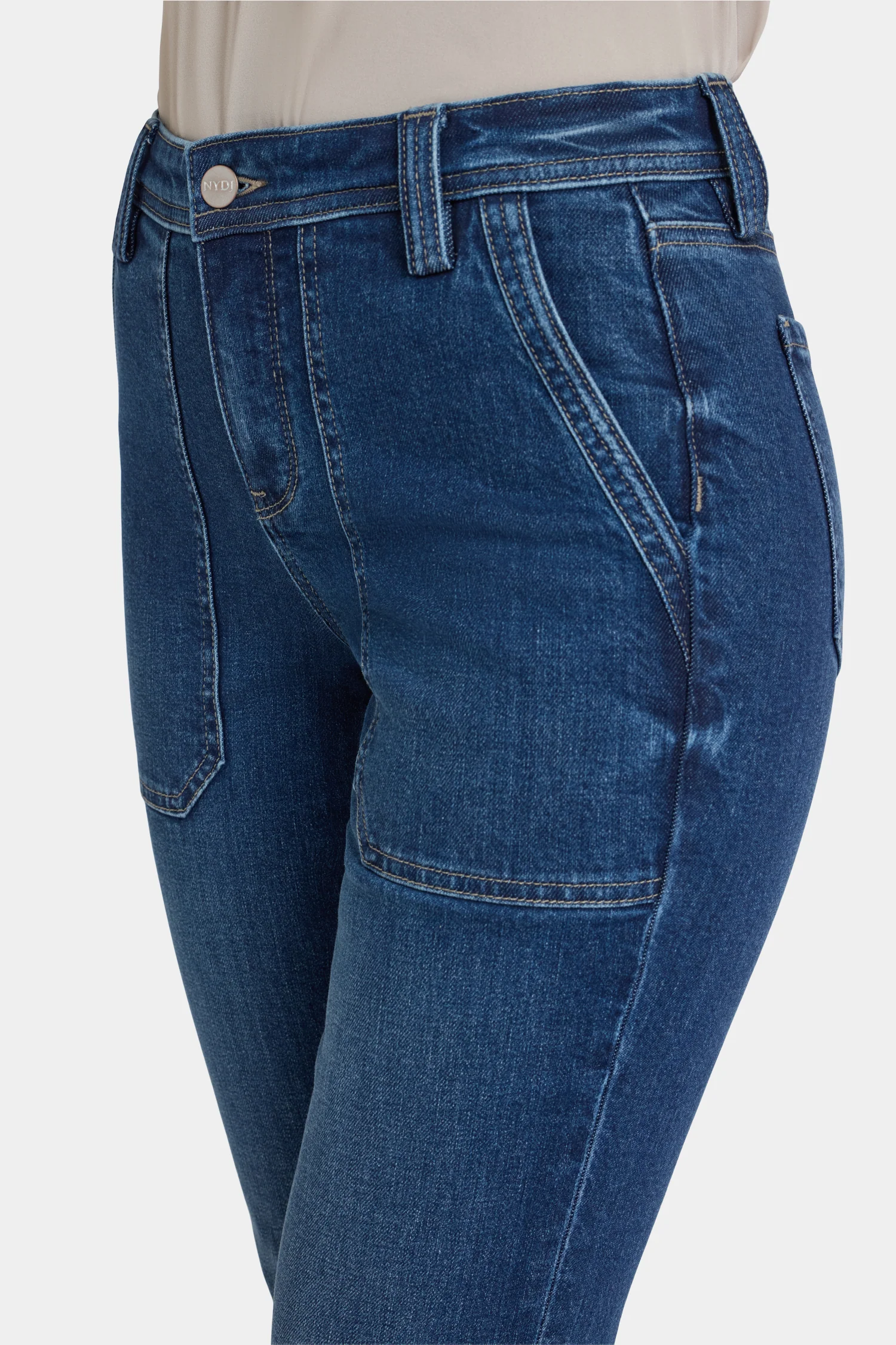 Margot Girlfriend Jeans - Vintage Lapis - Image 2