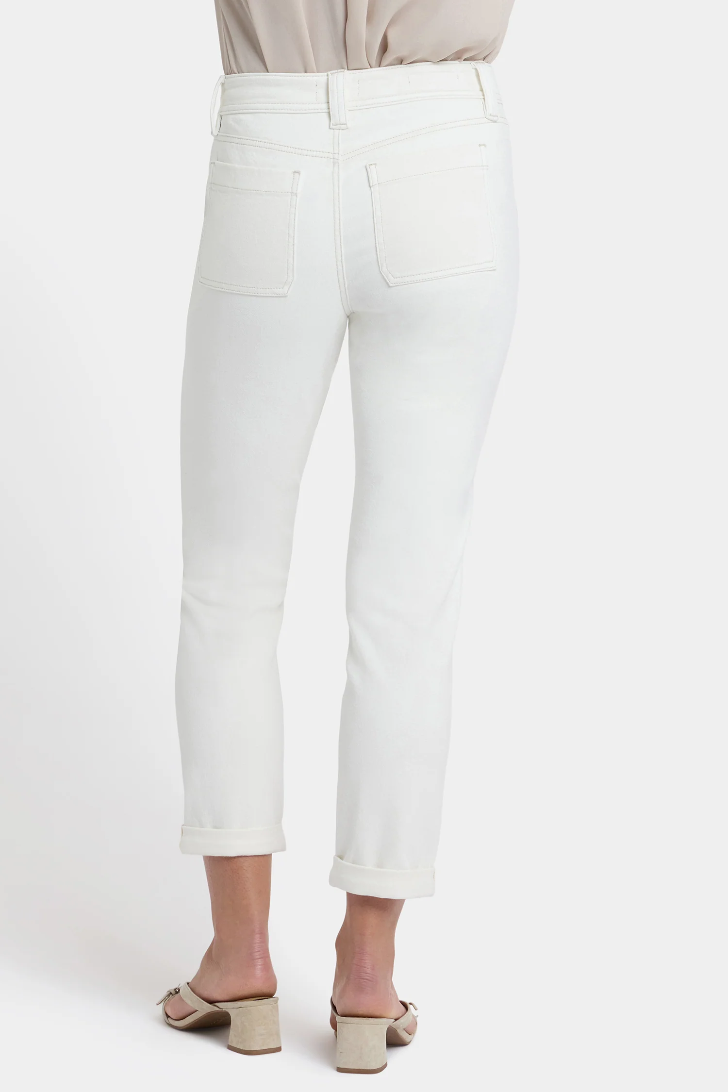 Margot Girlfriend Jeans - Vintage White - Image 3