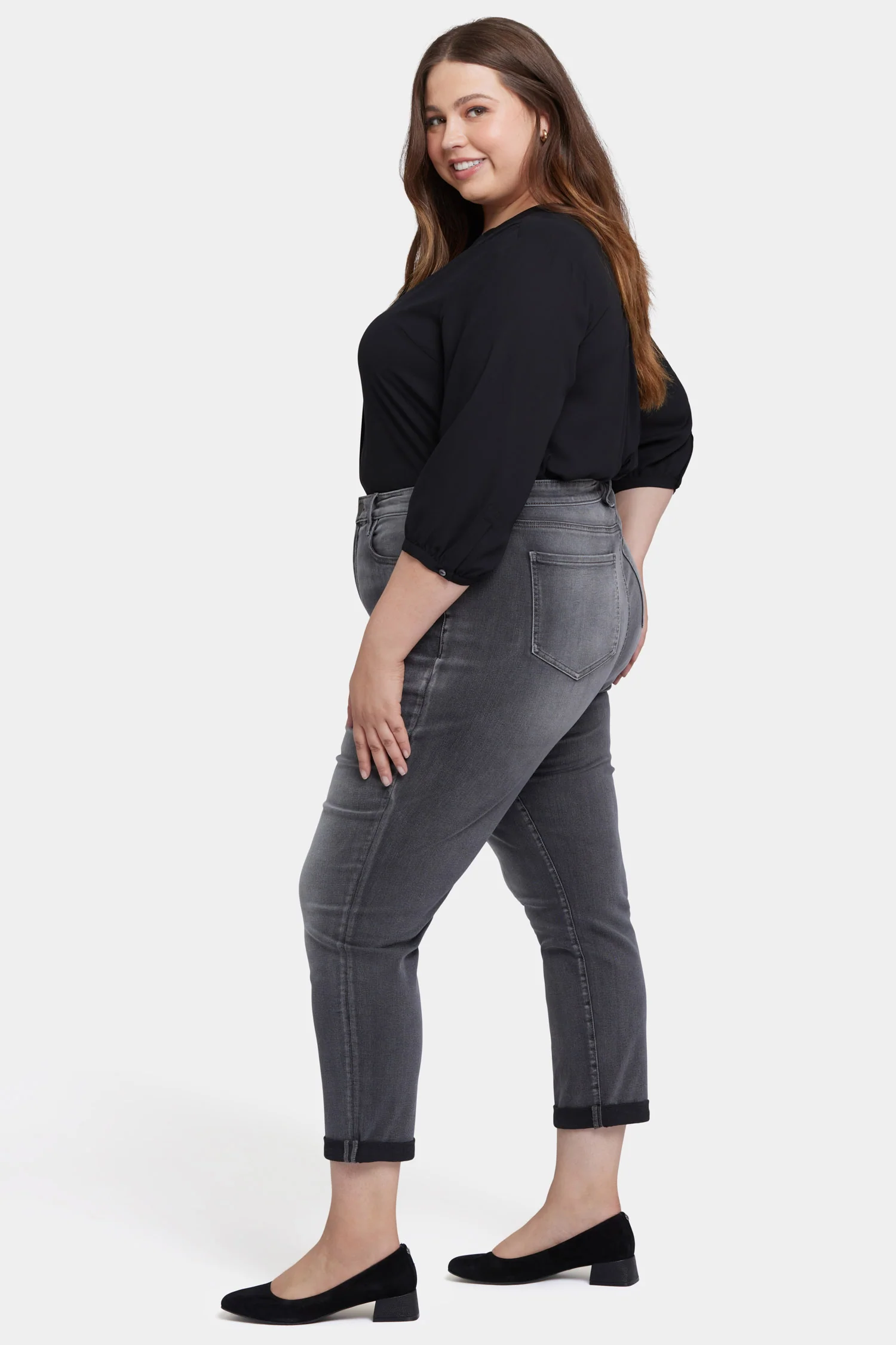 Margot Girlfriend Pants In Plus Size - Nellie - Image 5