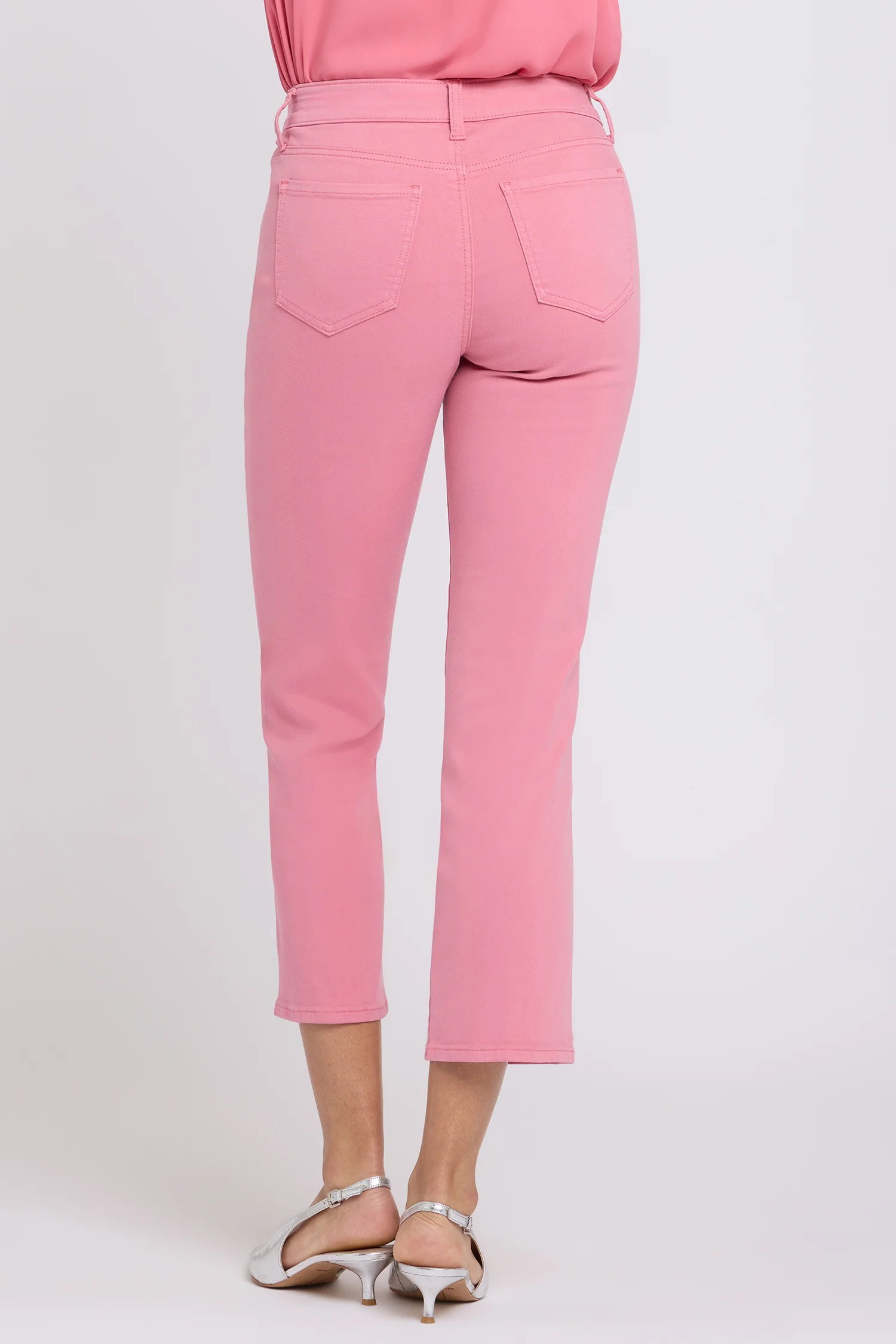 Marilyn Straight Ankle Jeans - Desert Rose - Image 2