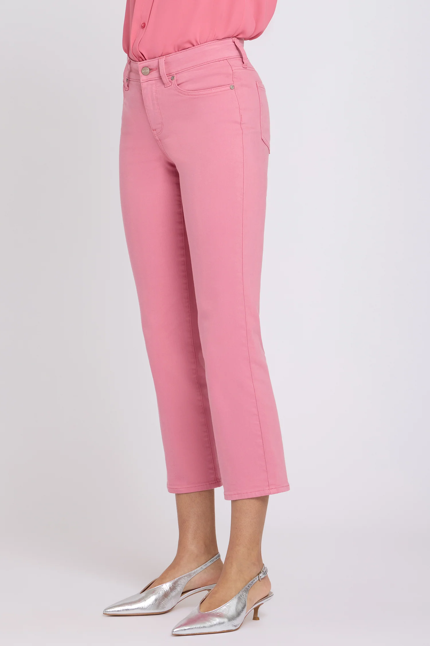 Marilyn Straight Ankle Jeans - Desert Rose - Image 3