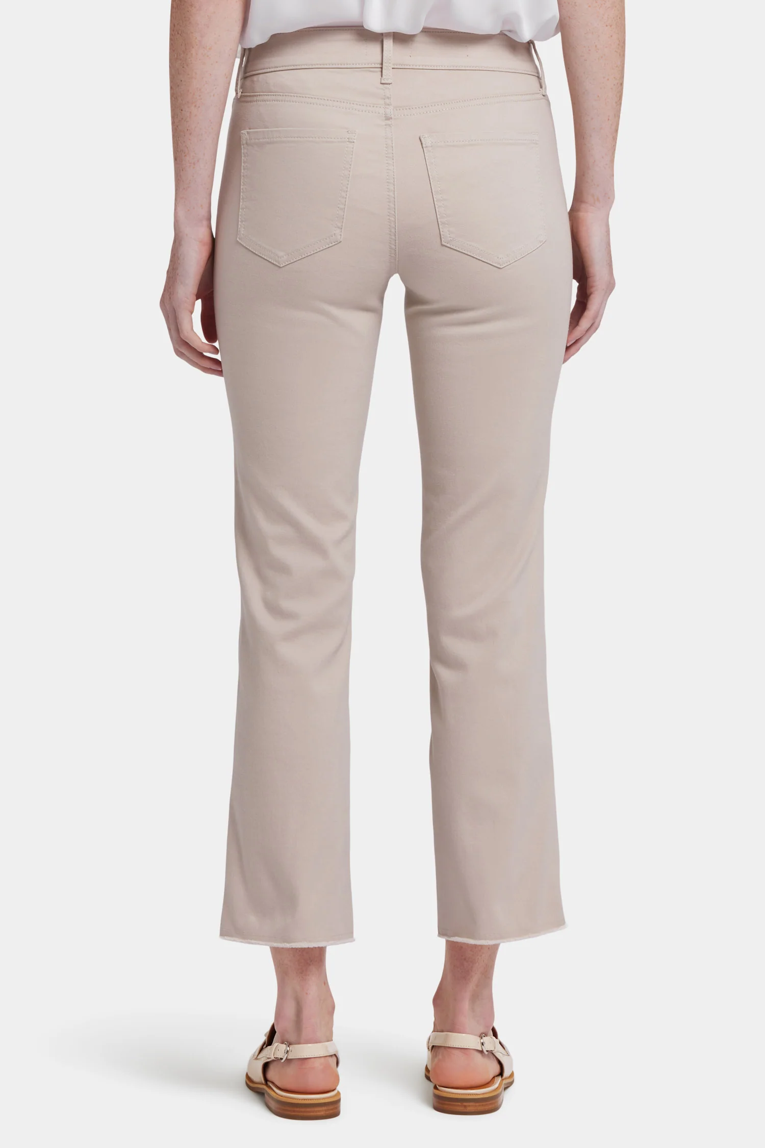 Marilyn Straight Ankle Jeans - Feather - Image 3