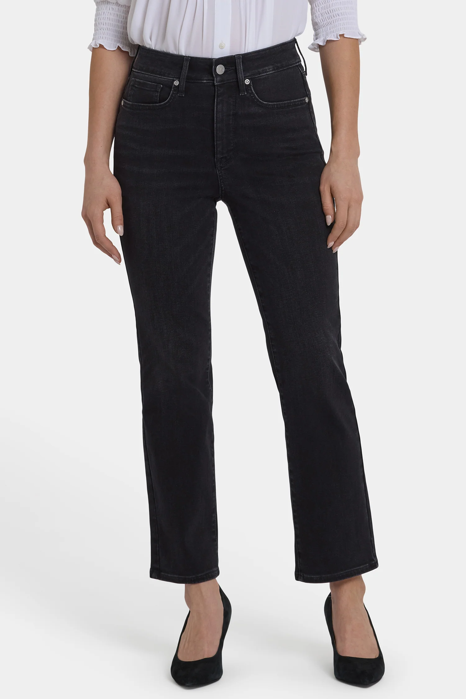 Marilyn Straight Ankle Jeans - French Nightfall - Image 5