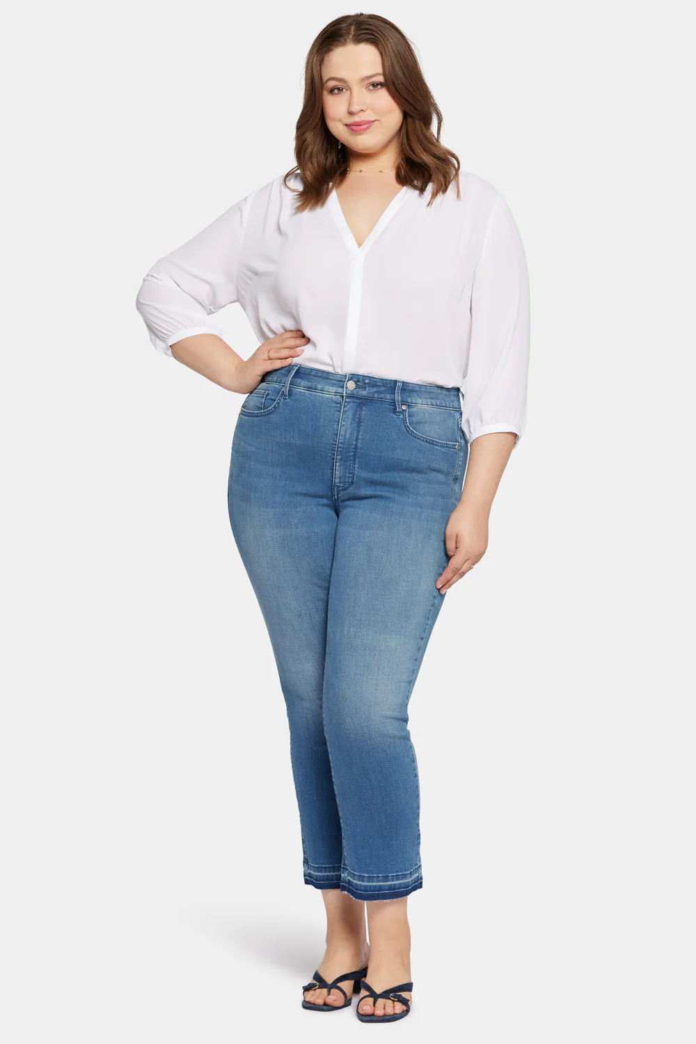 Marilyn Straight Ankle Jeans In Petite Plus Size - Stunning - Image 4