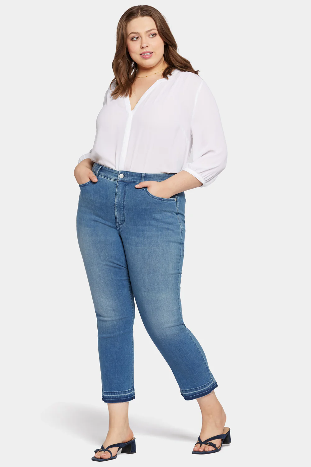 Marilyn Straight Ankle Jeans In Petite Plus Size - Stunning - Image 5