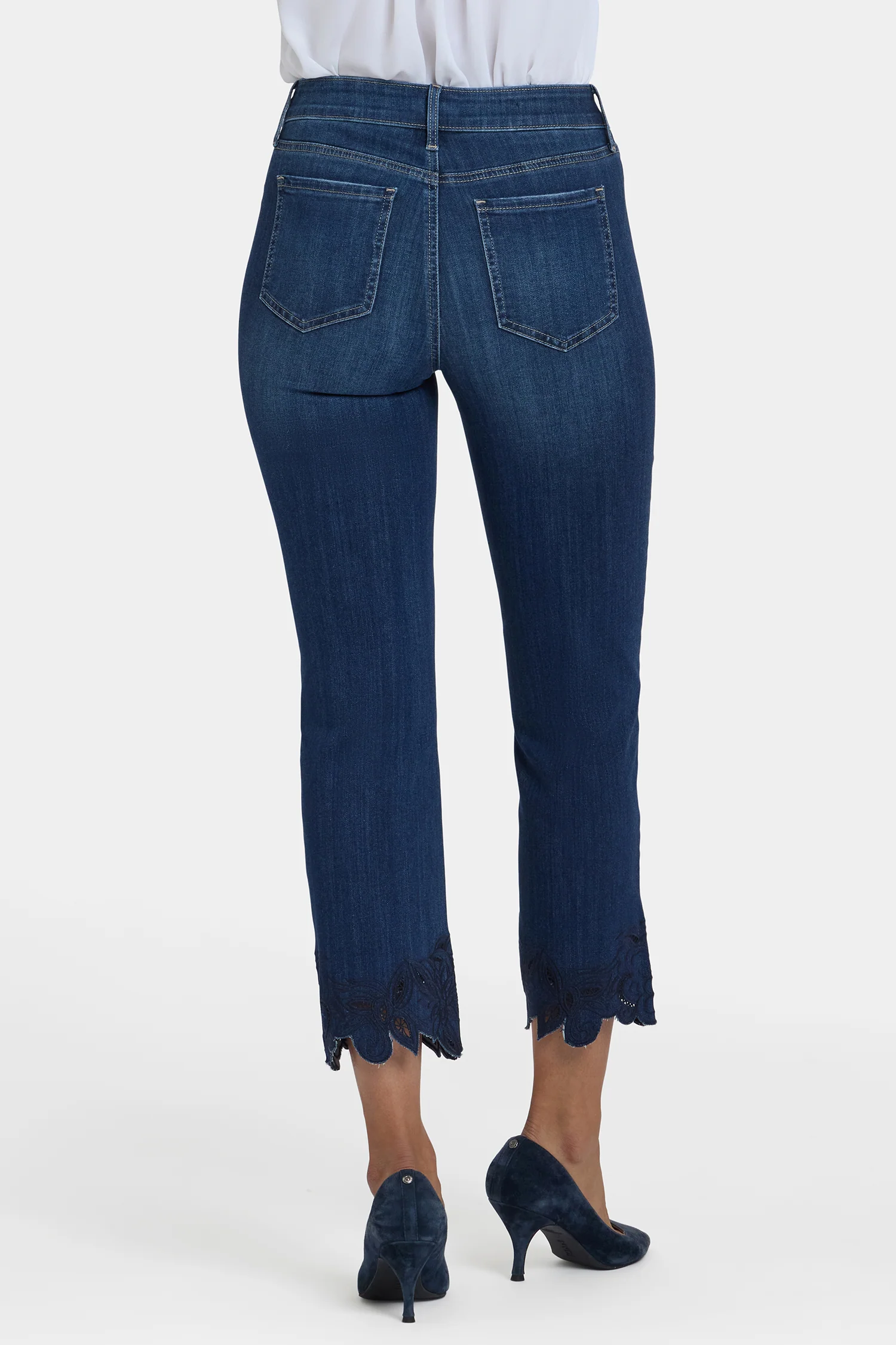 Marilyn Straight Ankle Jeans In Petite - Wonderland - Image 3
