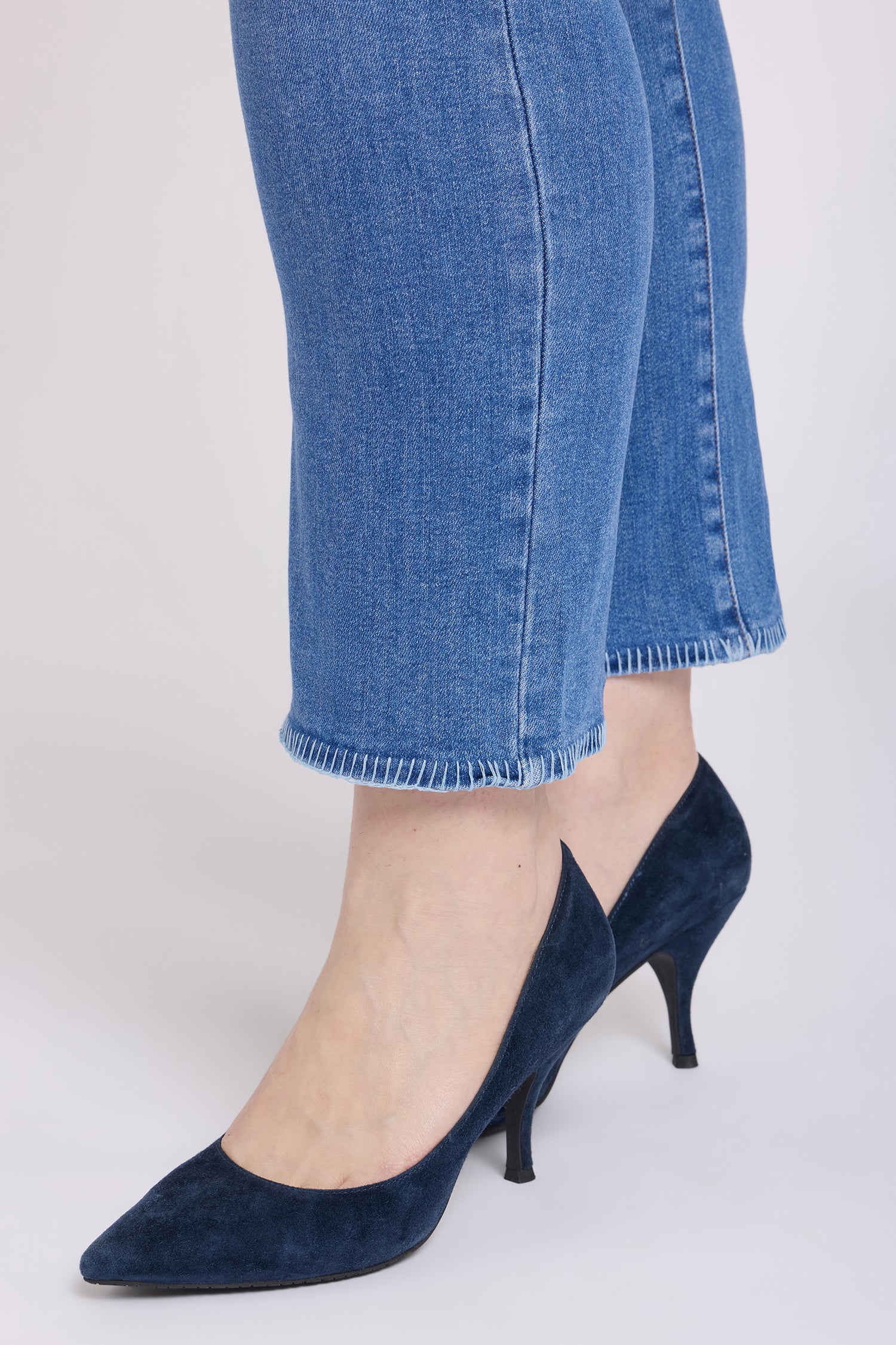 Marilyn Straight Ankle Jeans In Plus Size - Blue Paradise - Image 6
