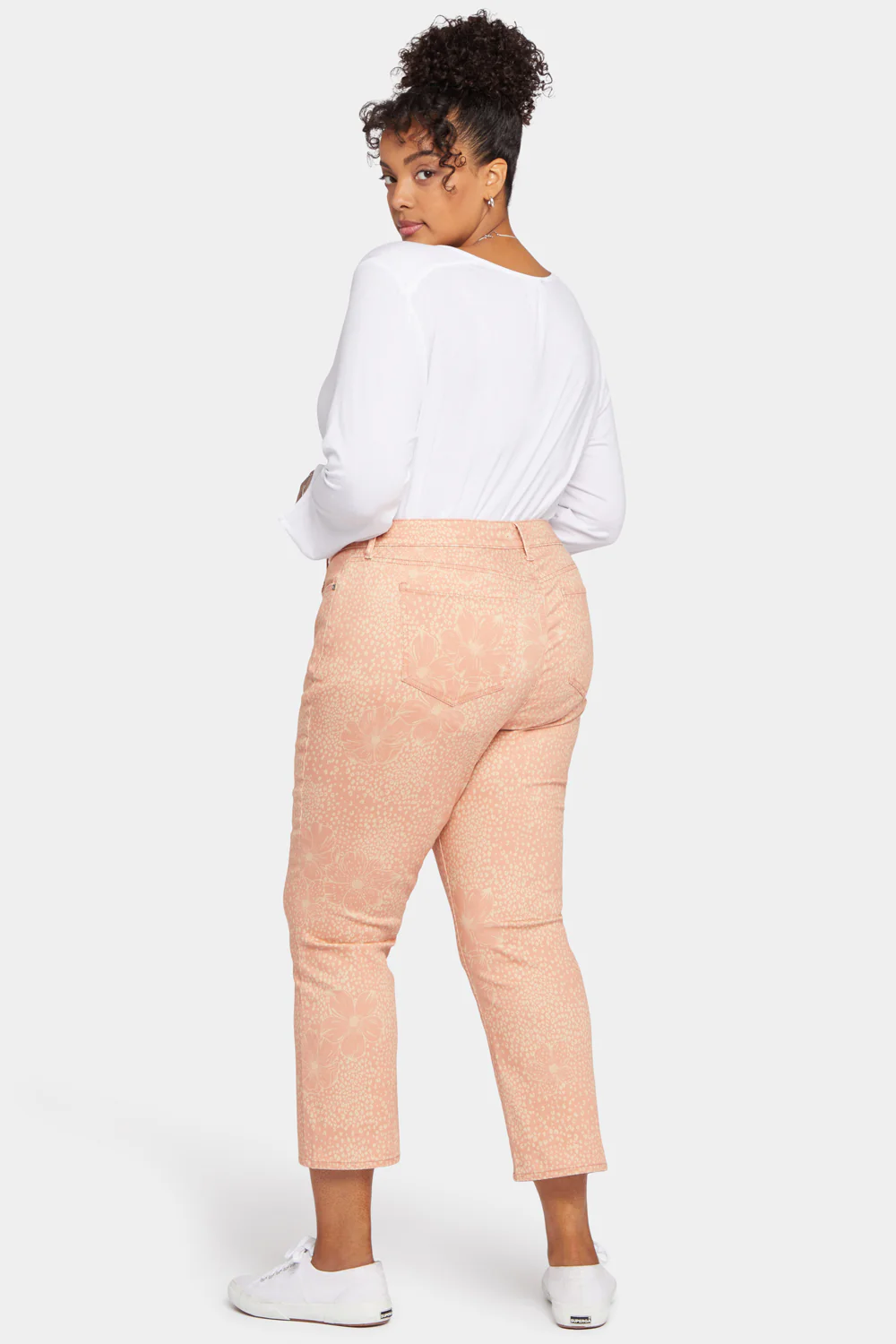 Marilyn Straight Ankle Jeans In Plus Size - Mirage Leopard - Image 6