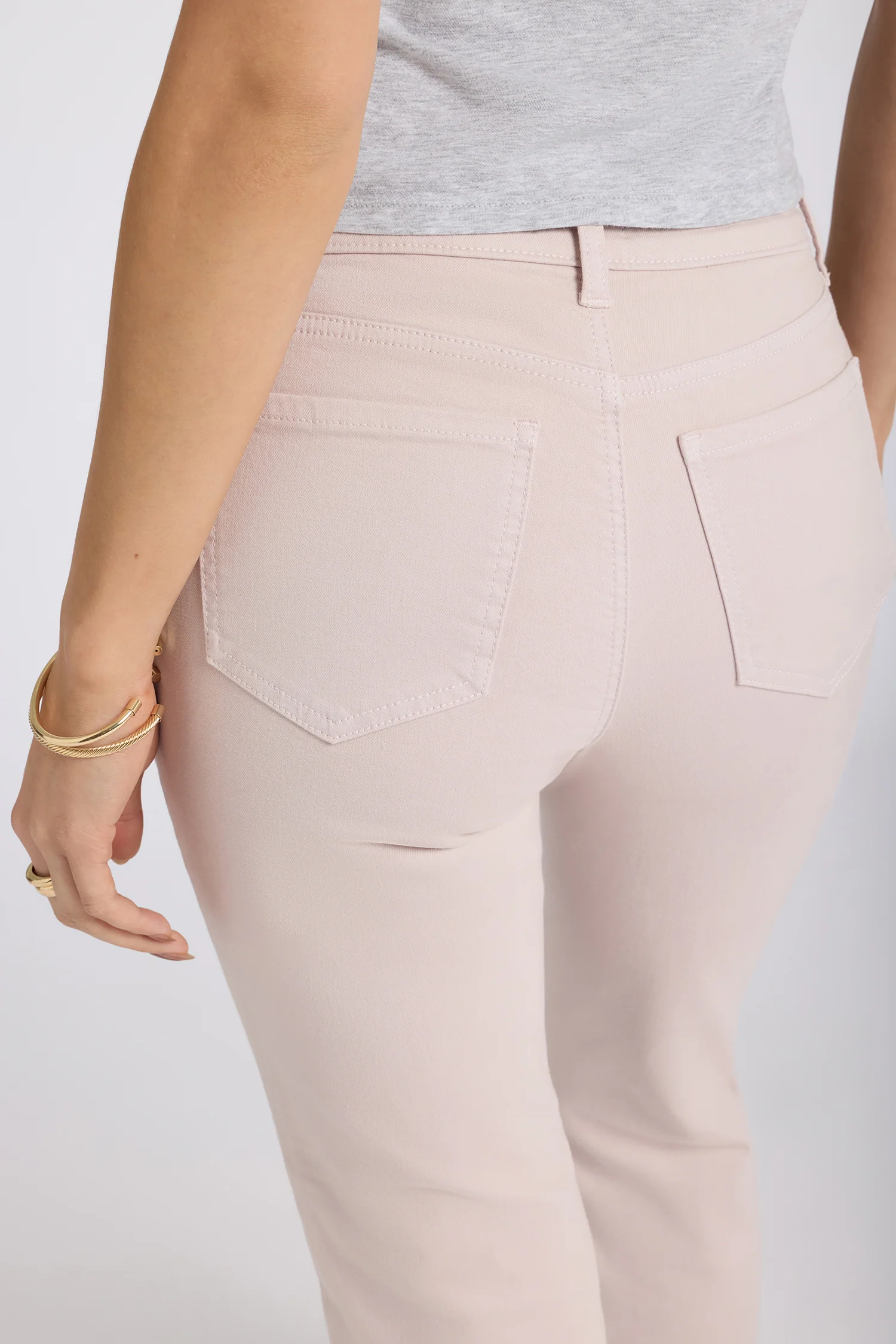 Marilyn Straight Ankle Jeans - Rock Flower - Image 5