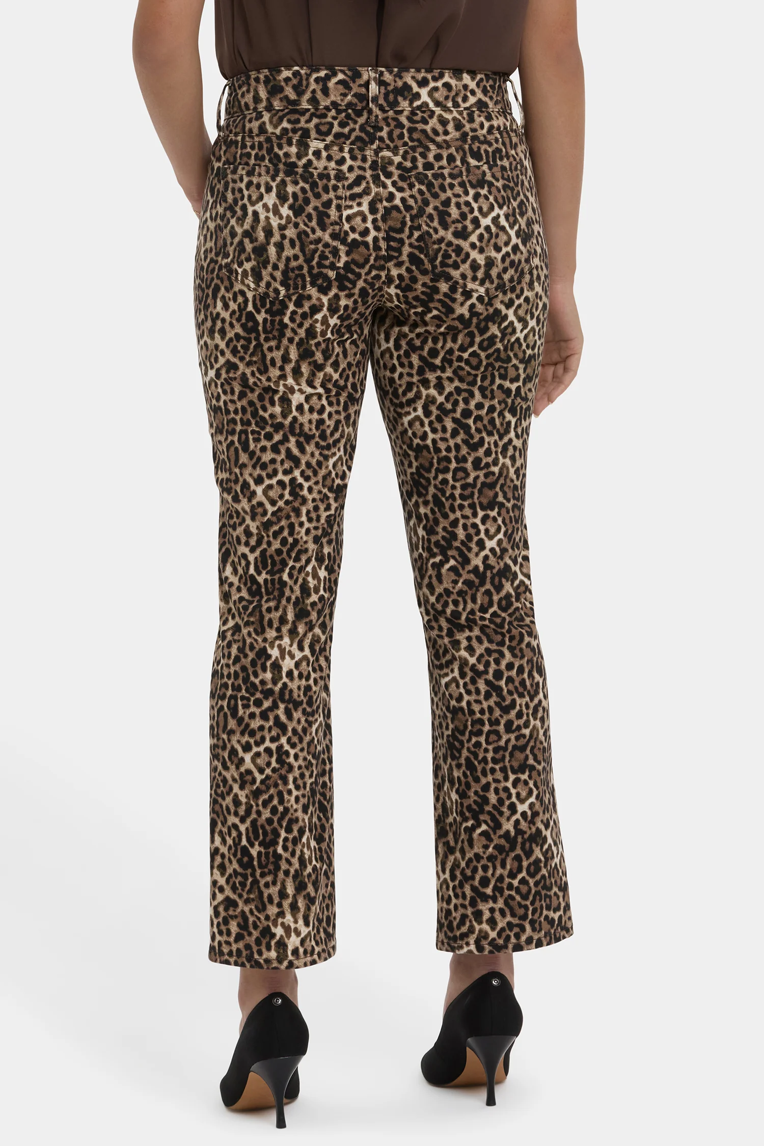 Marilyn Straight Ankle Jeans - Savanna Leopard - Image 6