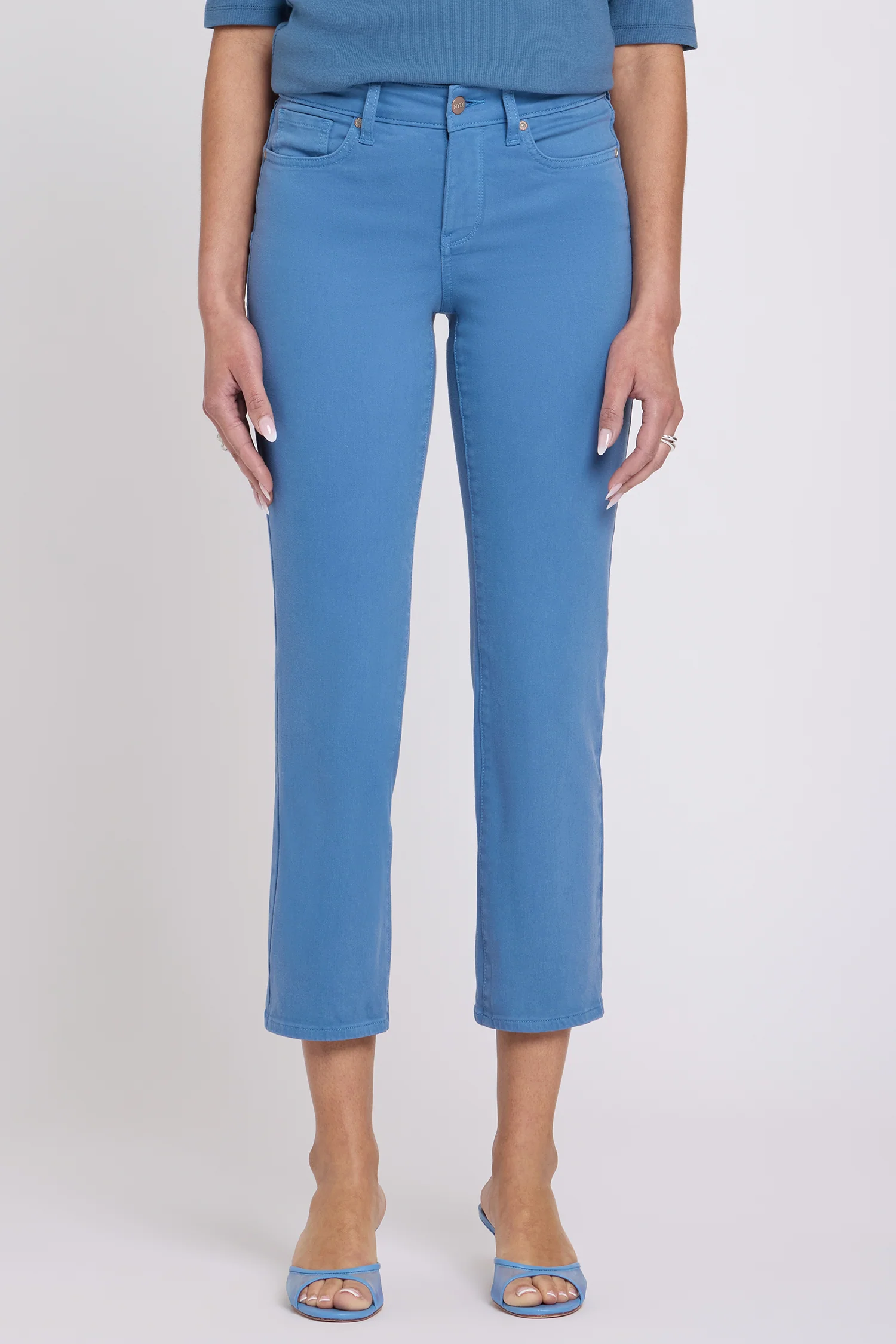 Marilyn Straight Ankle Jeans - Seven Seas - Image 4