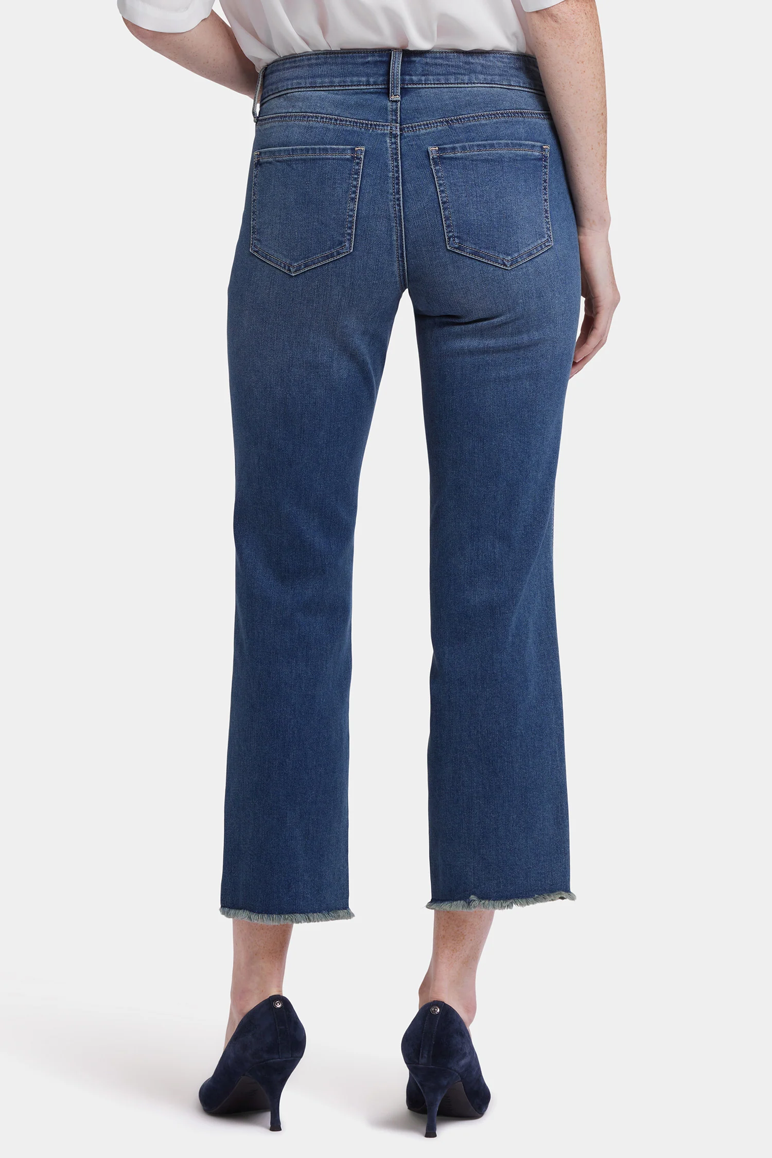 Marilyn Straight Ankle Jeans - Valencia Surf - Image 7
