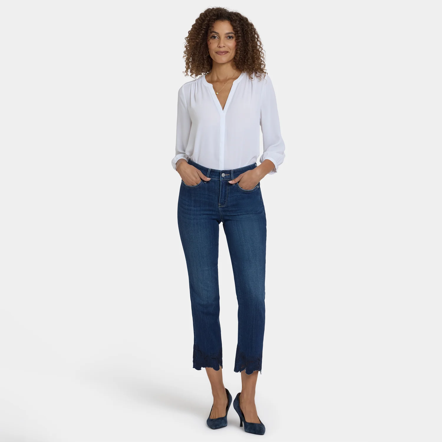 Marilyn Straight Ankle Jeans - Wonderland - Image 6