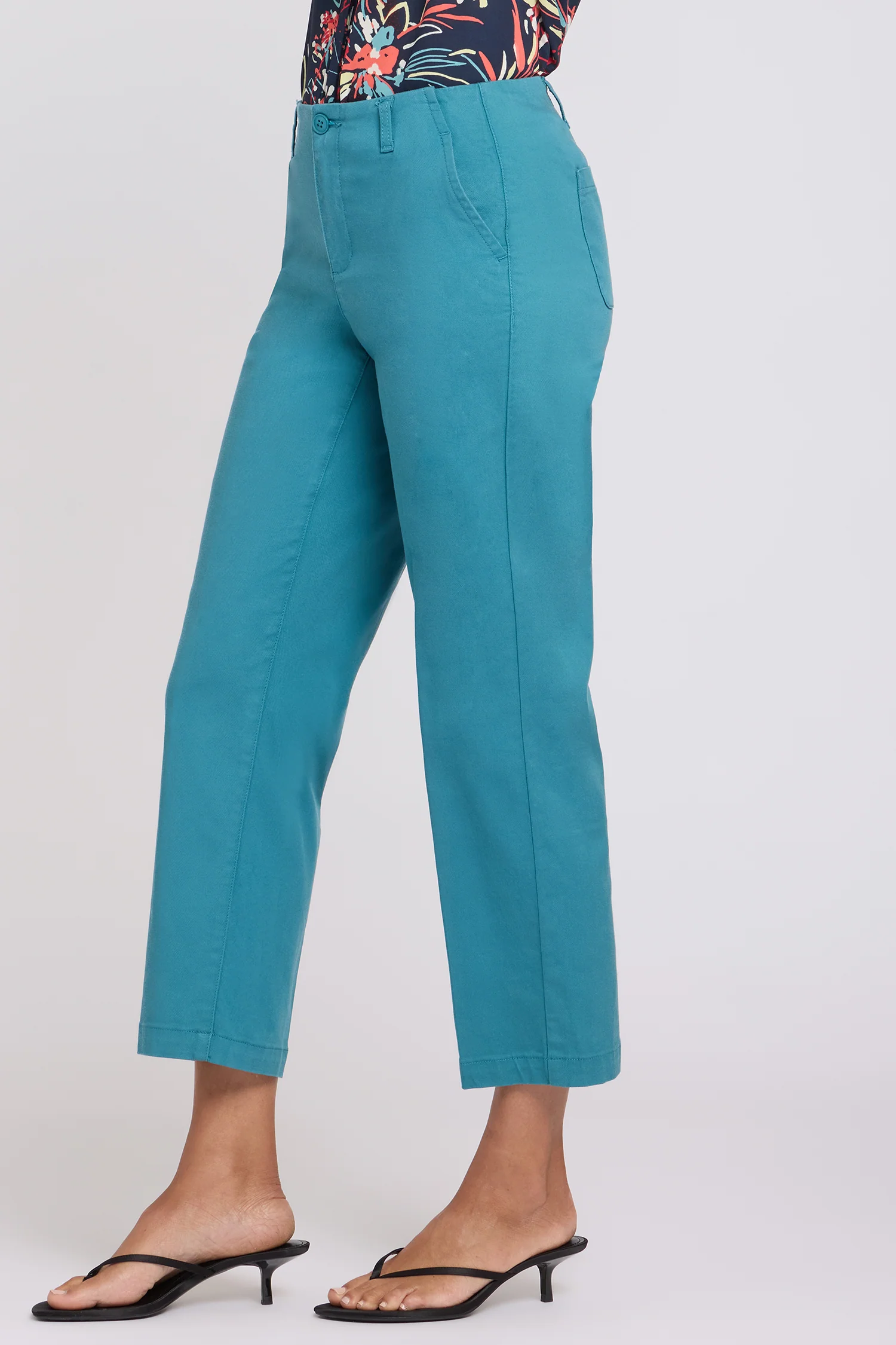 Marilyn Straight Ankle Pants - Harbor Blue - Image 3