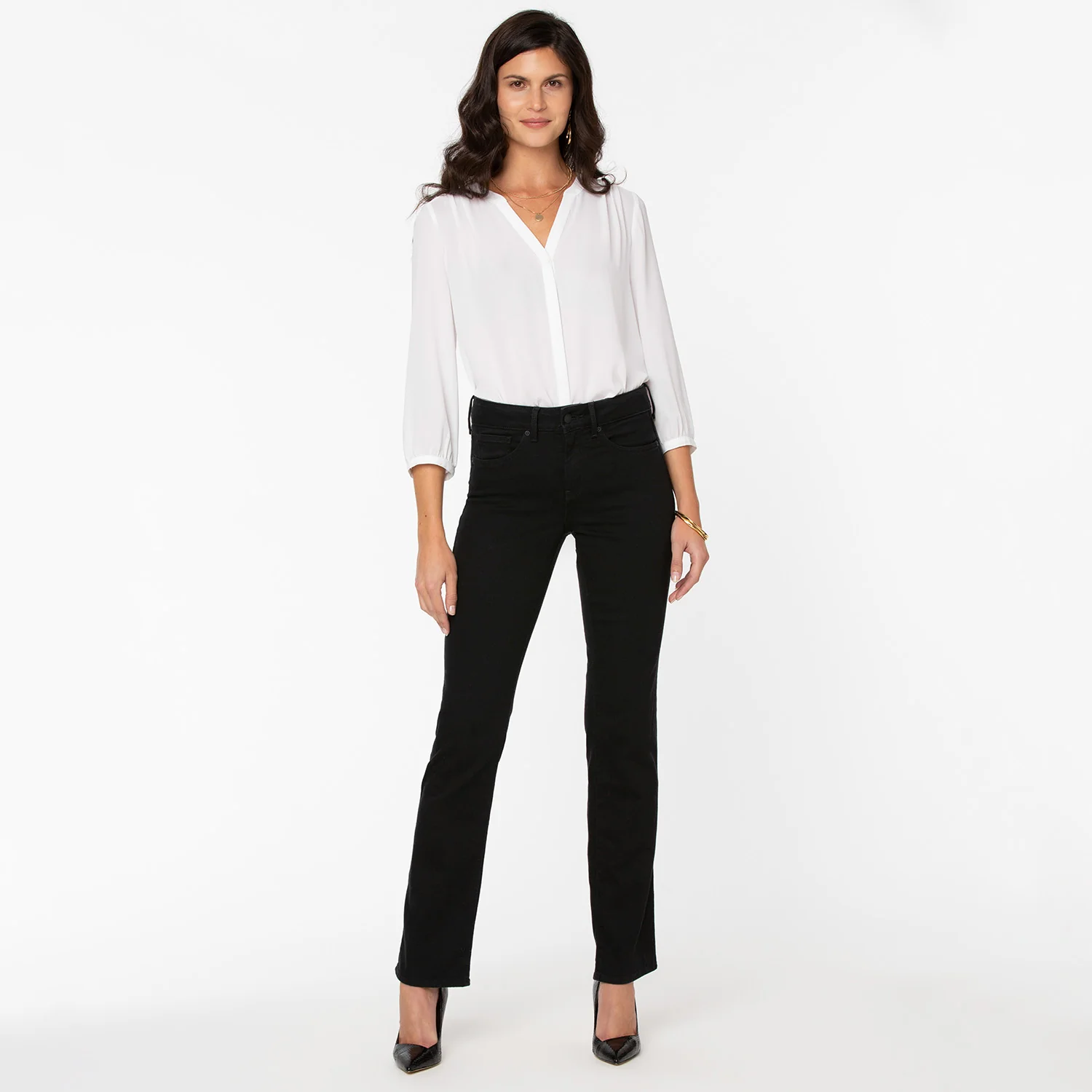Marilyn Straight Jeans - Black - Image 9