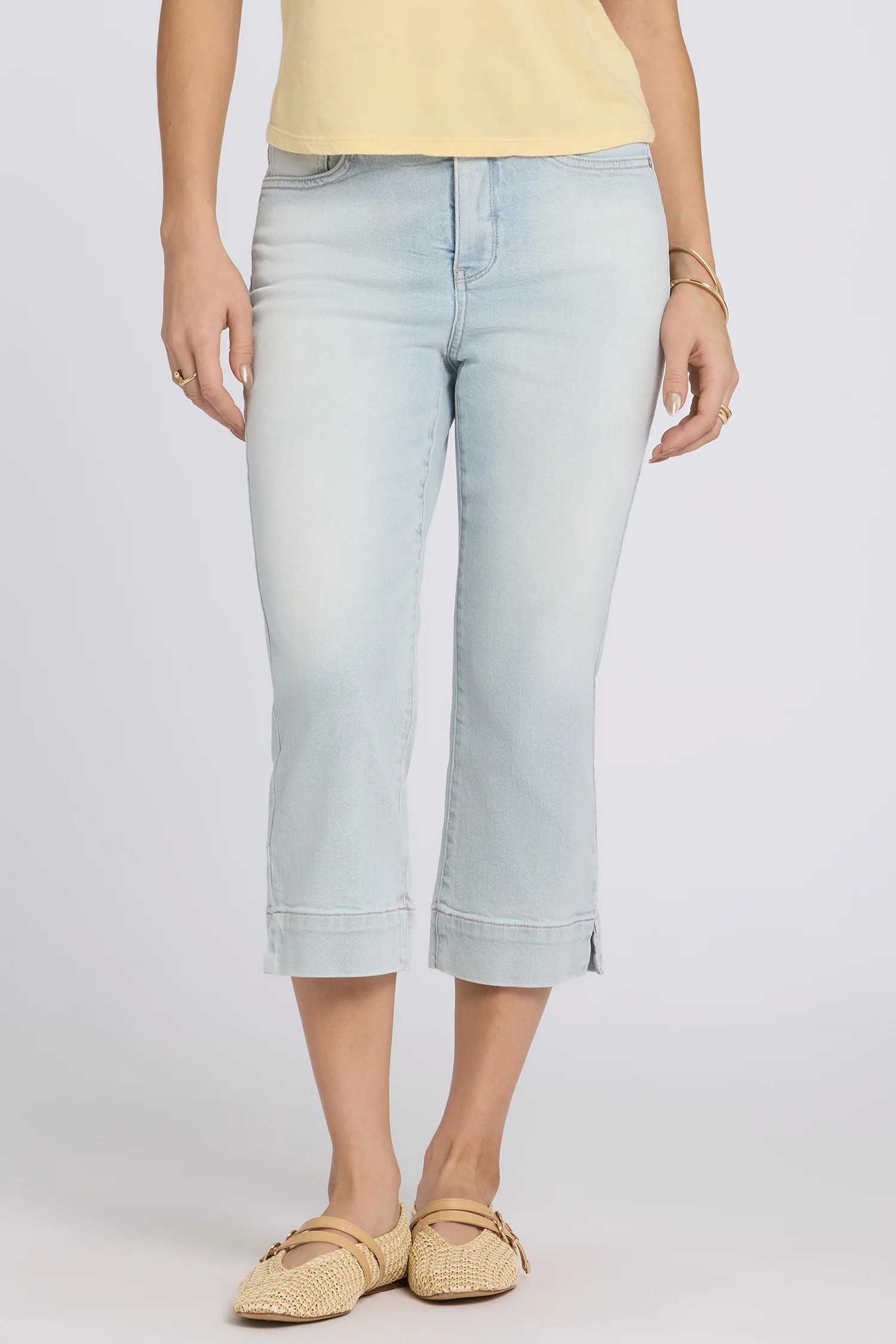 Marilyn Straight Crop Jeans - Desert Shoreline - Image 5