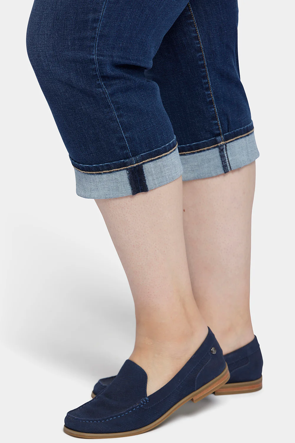 Marilyn Straight Crop Jeans In Plus Size - Cambridge - Image 6