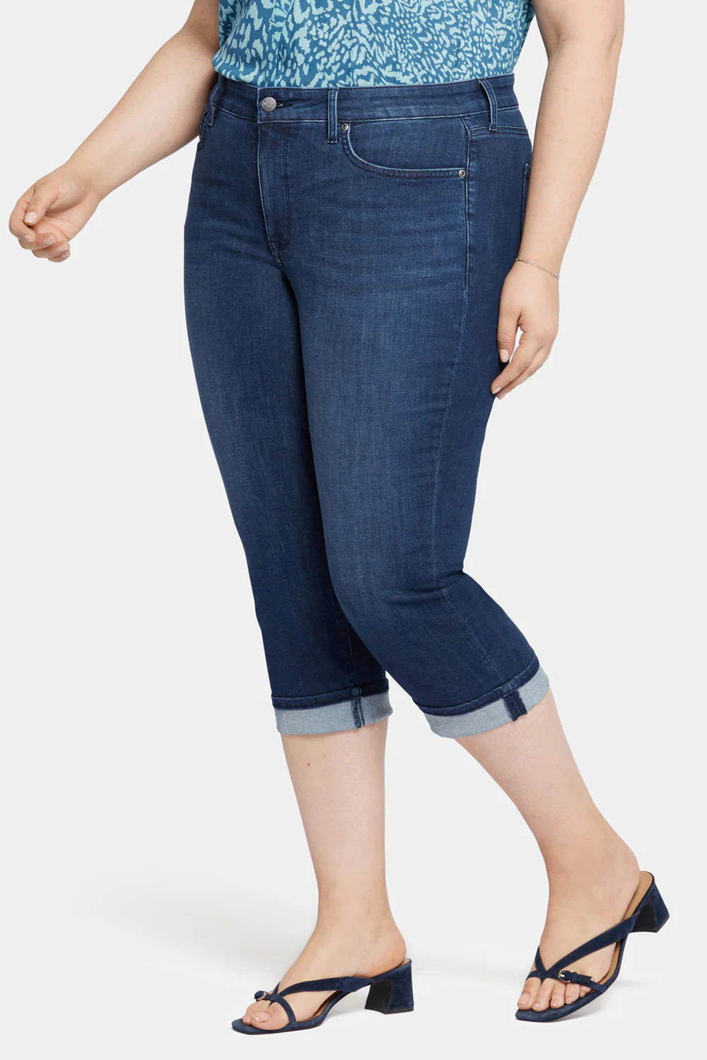 Marilyn Straight Crop Jeans In Plus Size - Inspire - Image 3