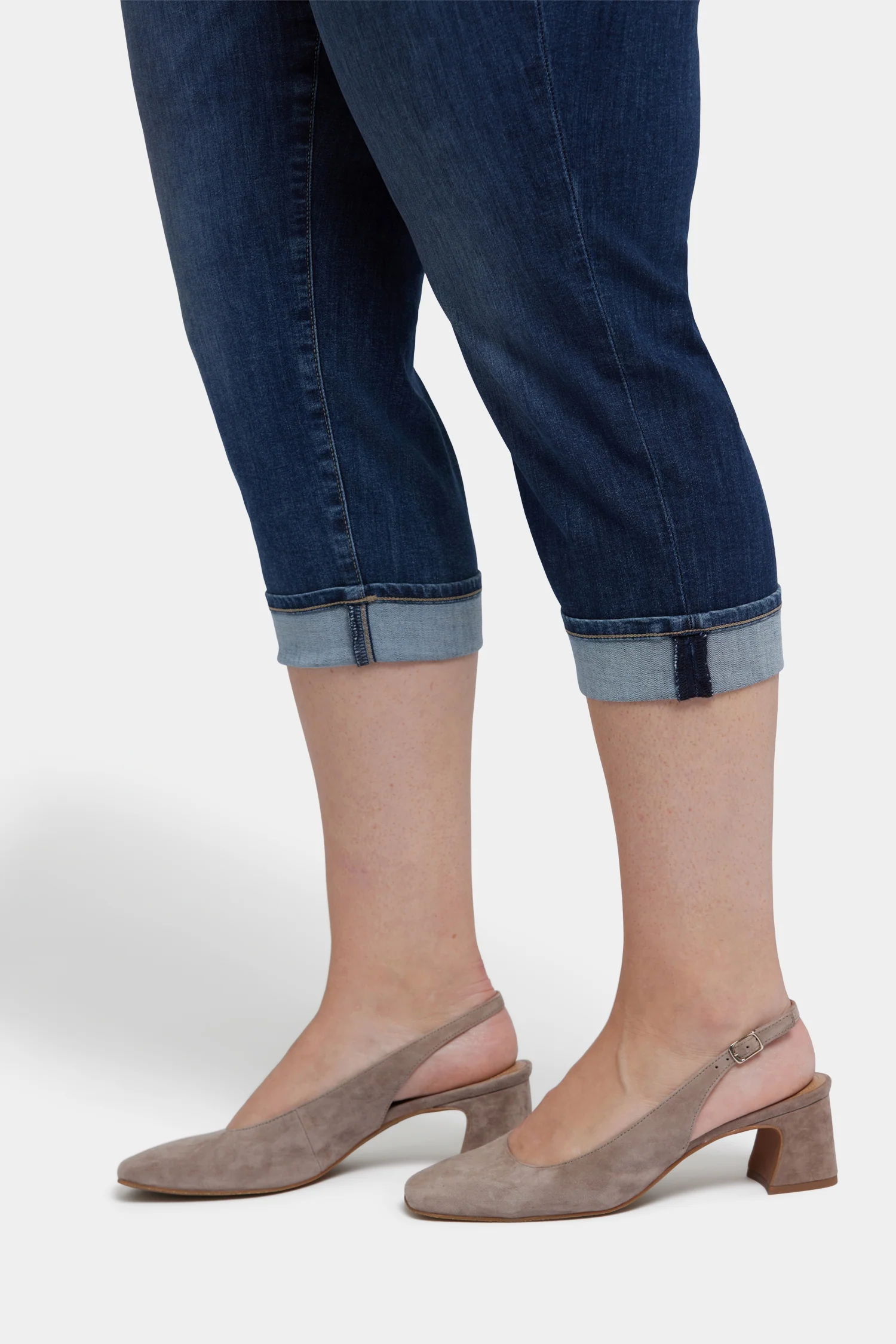 Marilyn Straight Crop Jeans In Plus Size - Rio Rapids - Image 5