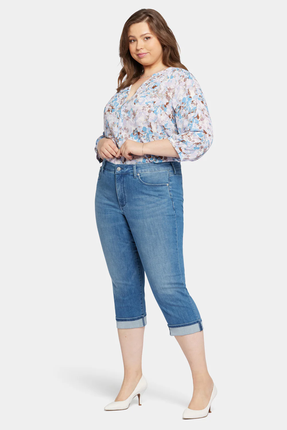 Marilyn Straight Crop Jeans In Plus Size - Stunning - Image 5