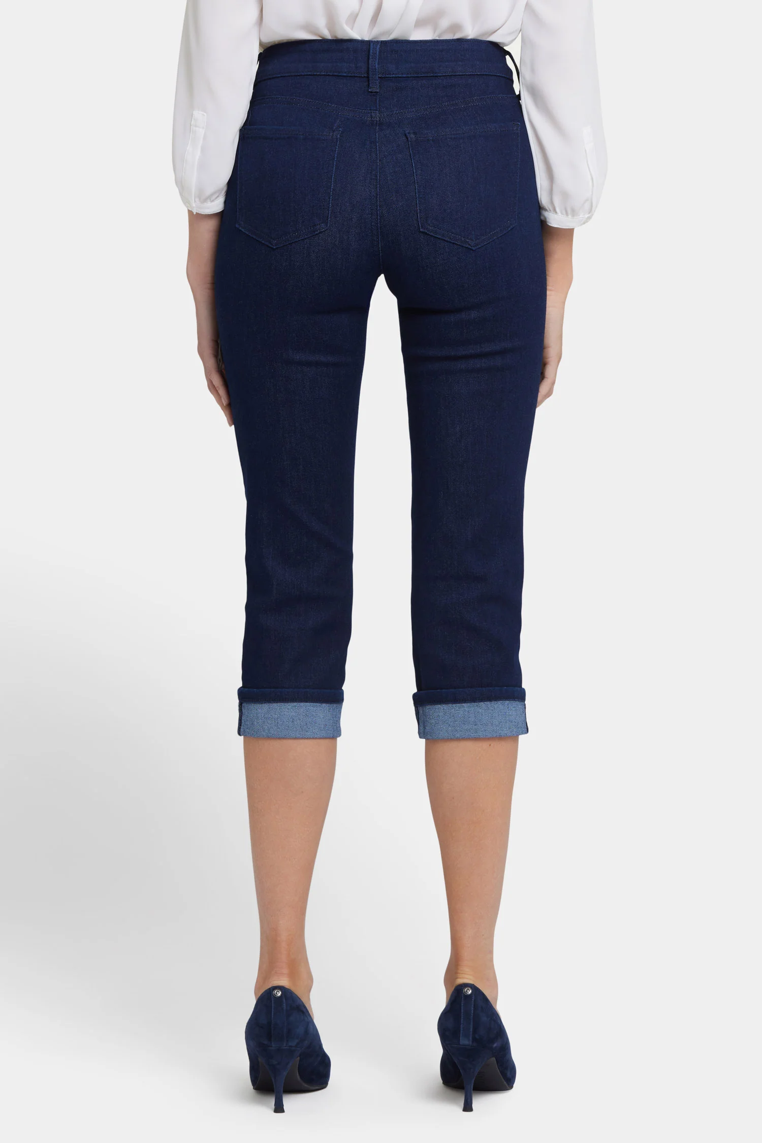 Marilyn Straight Crop Jeans - Rinse - Image 2