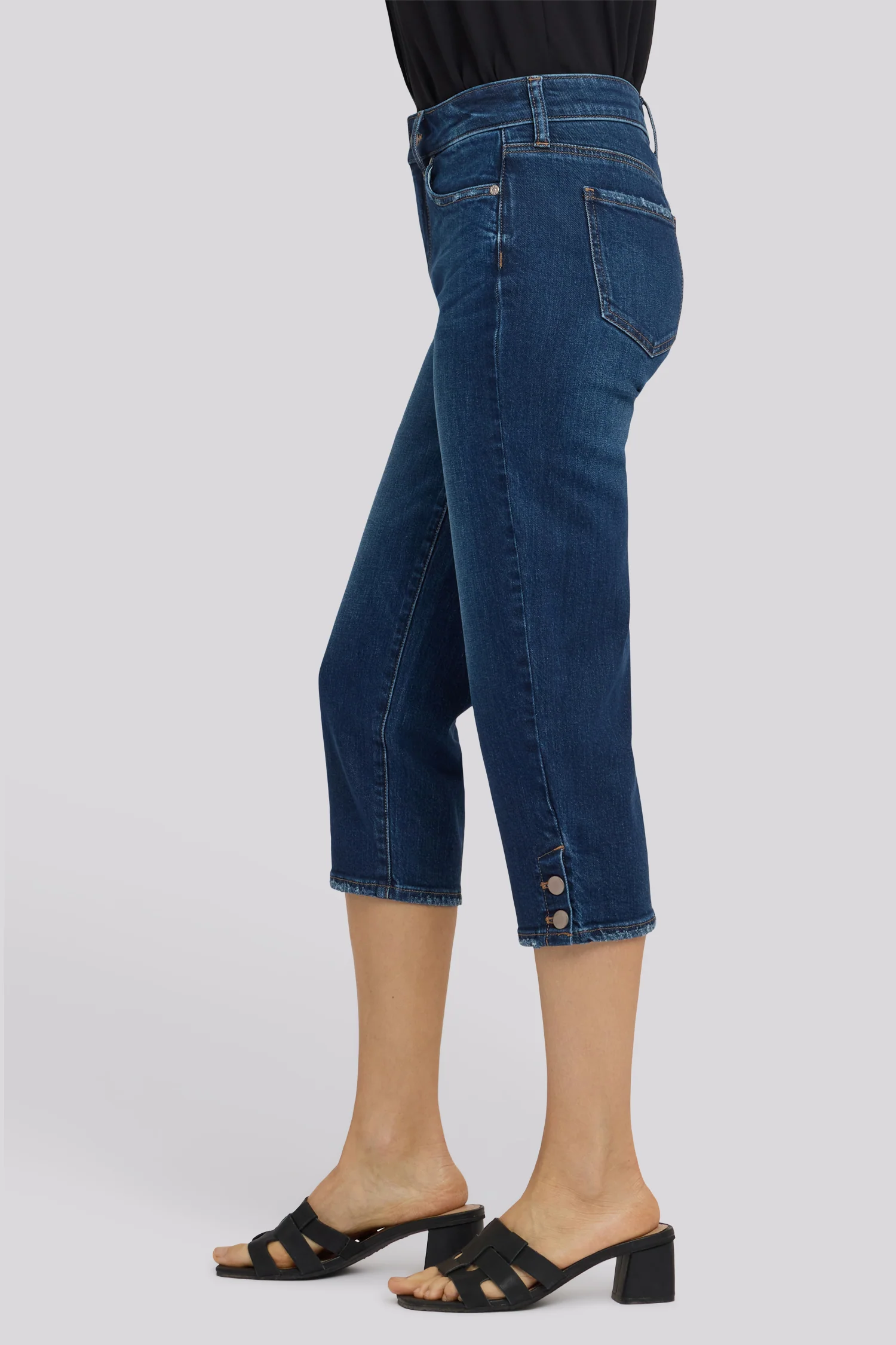 Marilyn Straight Crop Jeans - Sunset Villa - Image 3