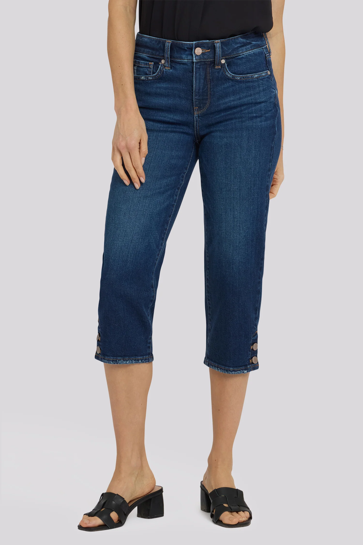 Marilyn Straight Crop Jeans - Sunset Villa - Image 4