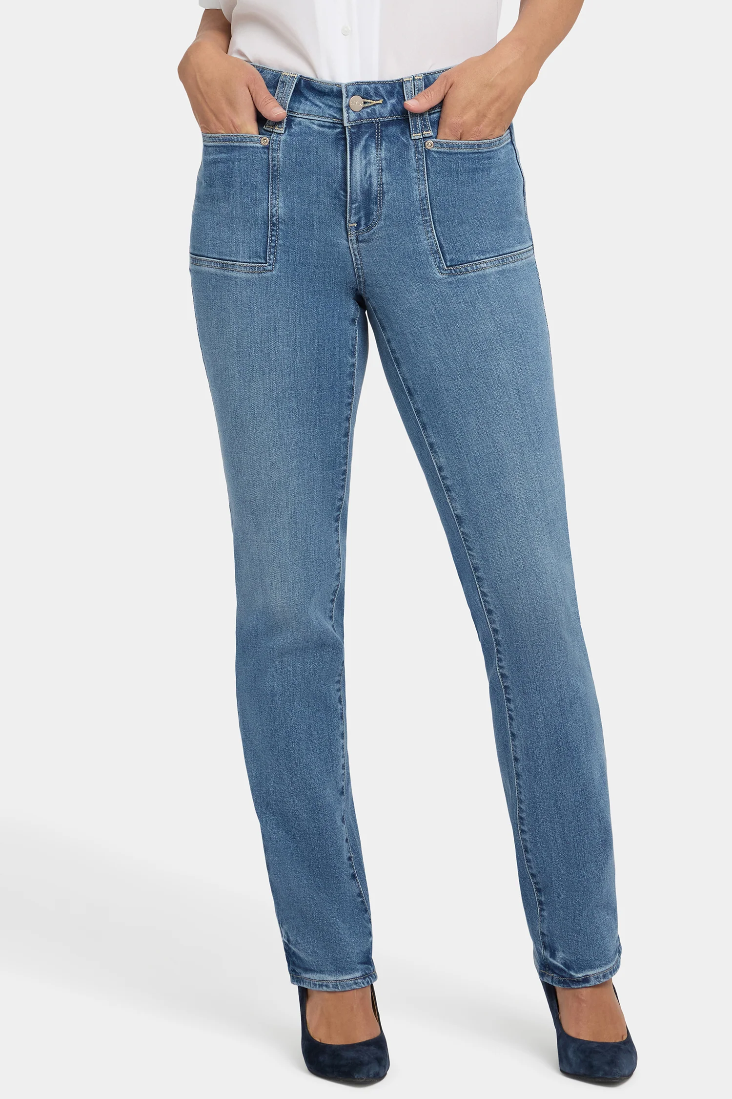 Marilyn Straight Jeans - Bastille Sea - Image 5