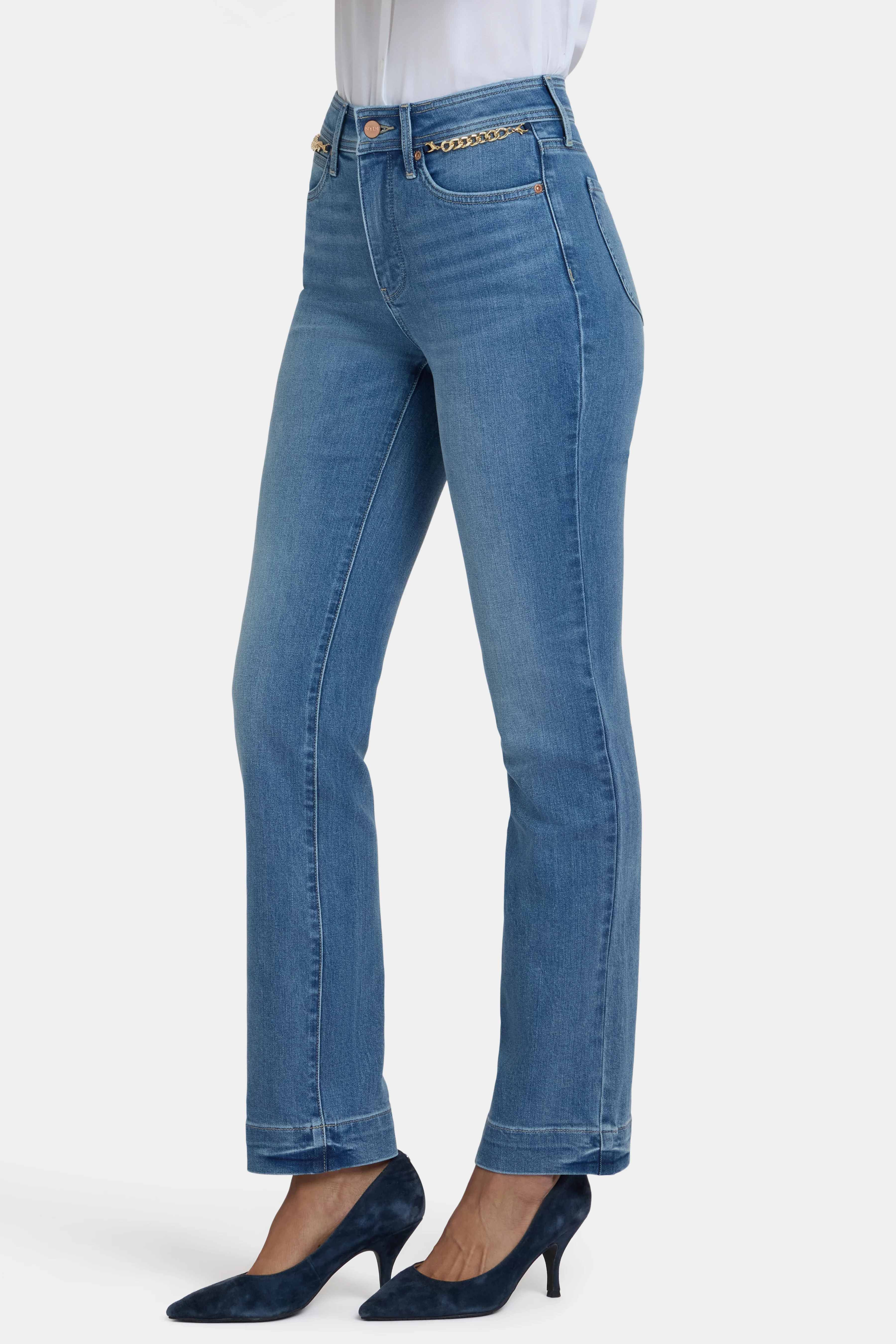 Marilyn Straight Jeans - Bastille Sea - Image 4
