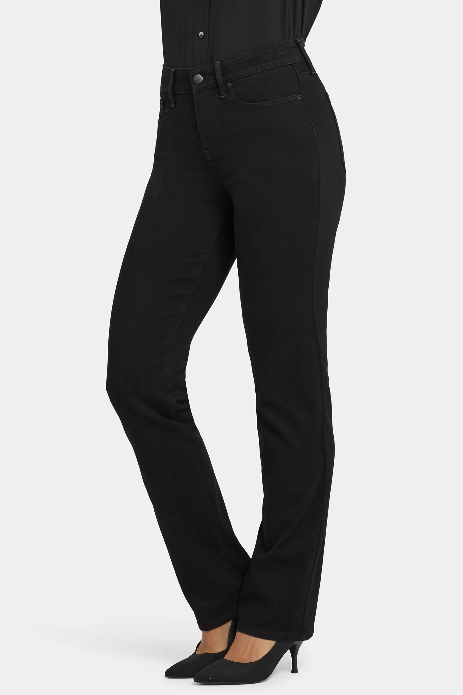 Marilyn Straight Jeans - Black Rinse - Image 3