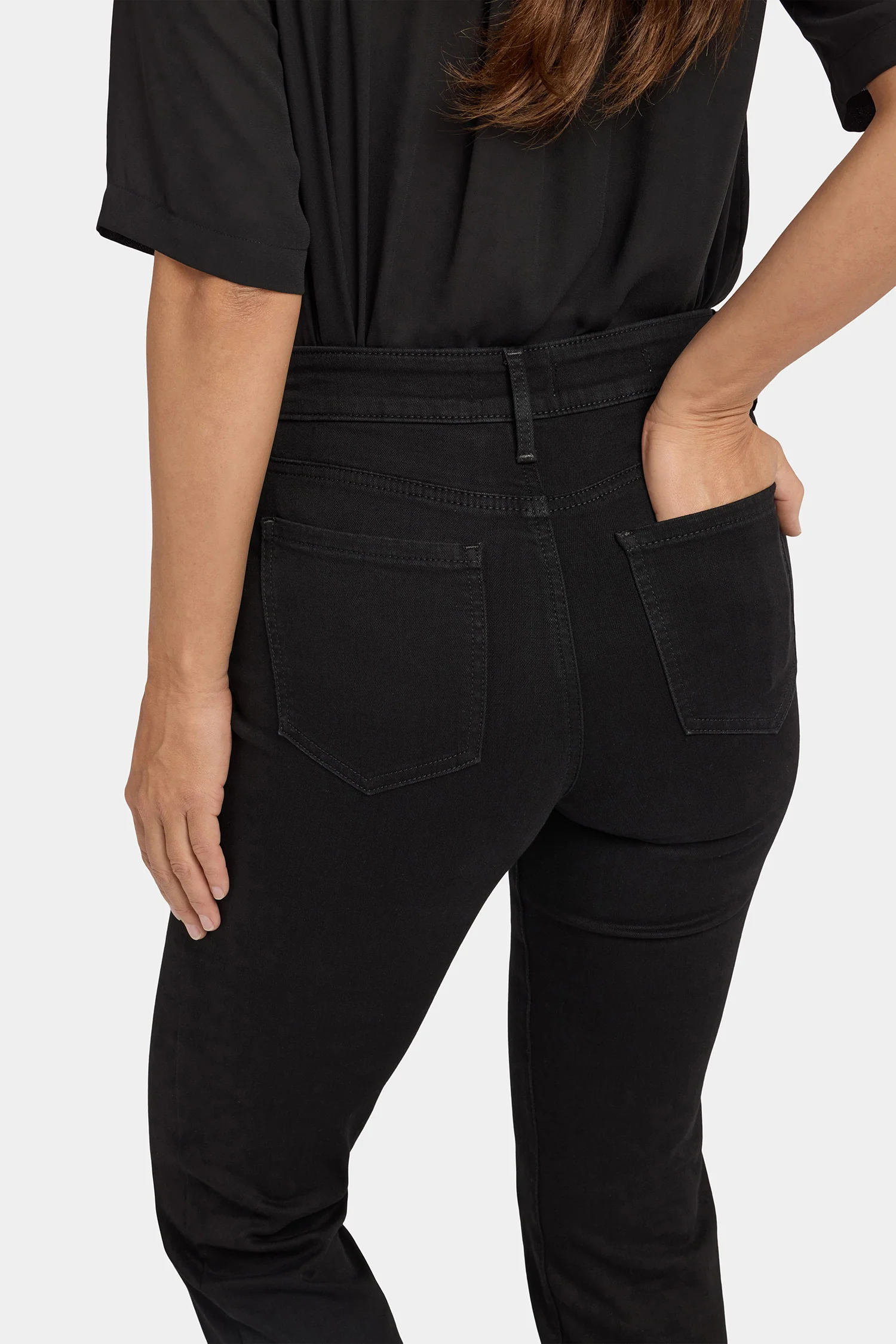 Marilyn Straight Jeans - Black Rinse - Image 5