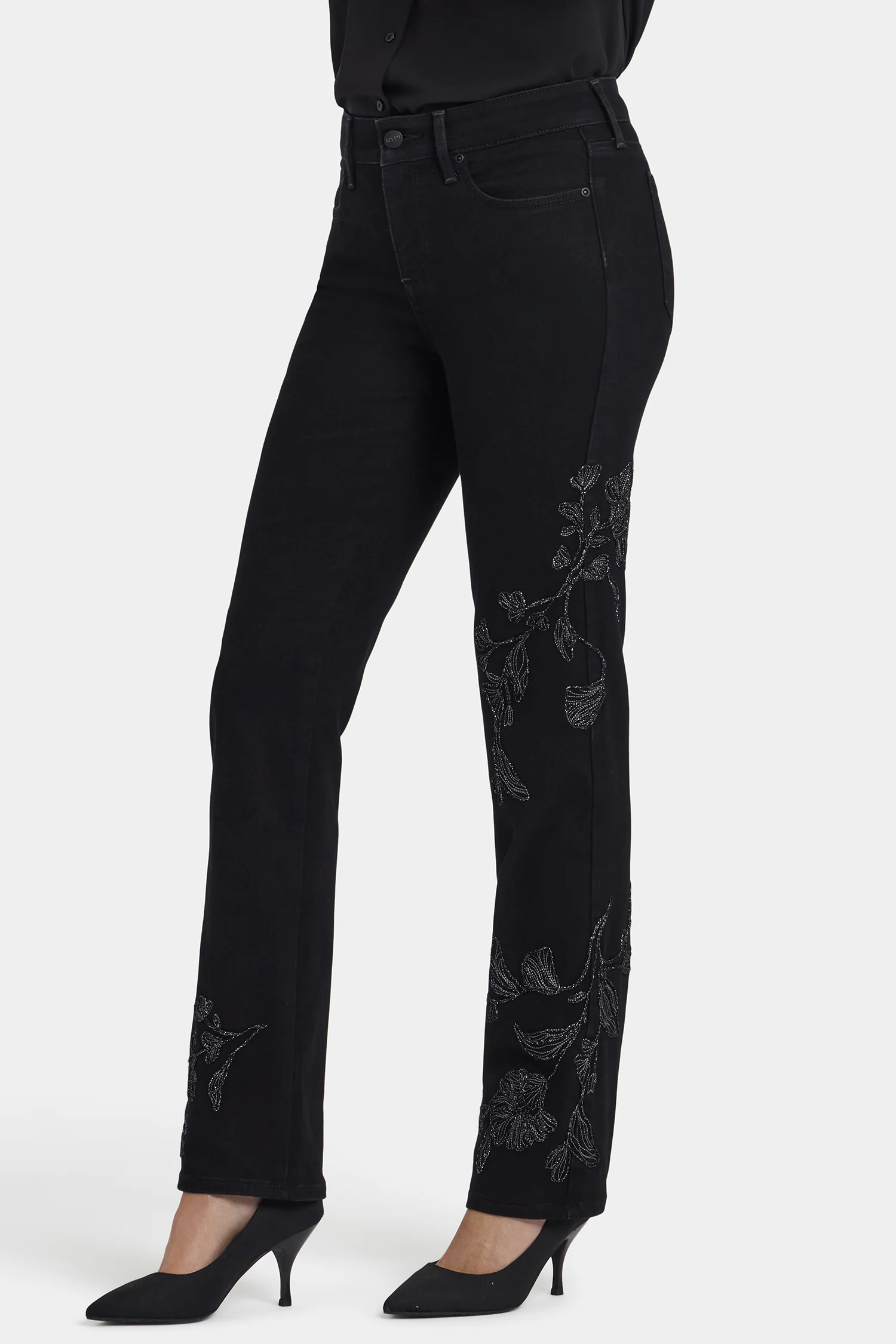 Marilyn Straight Jeans - Black Rinse - Image 3