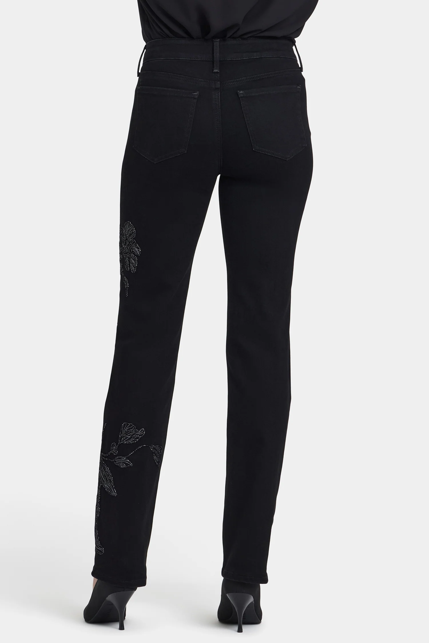 Marilyn Straight Jeans - Black Rinse - Image 5