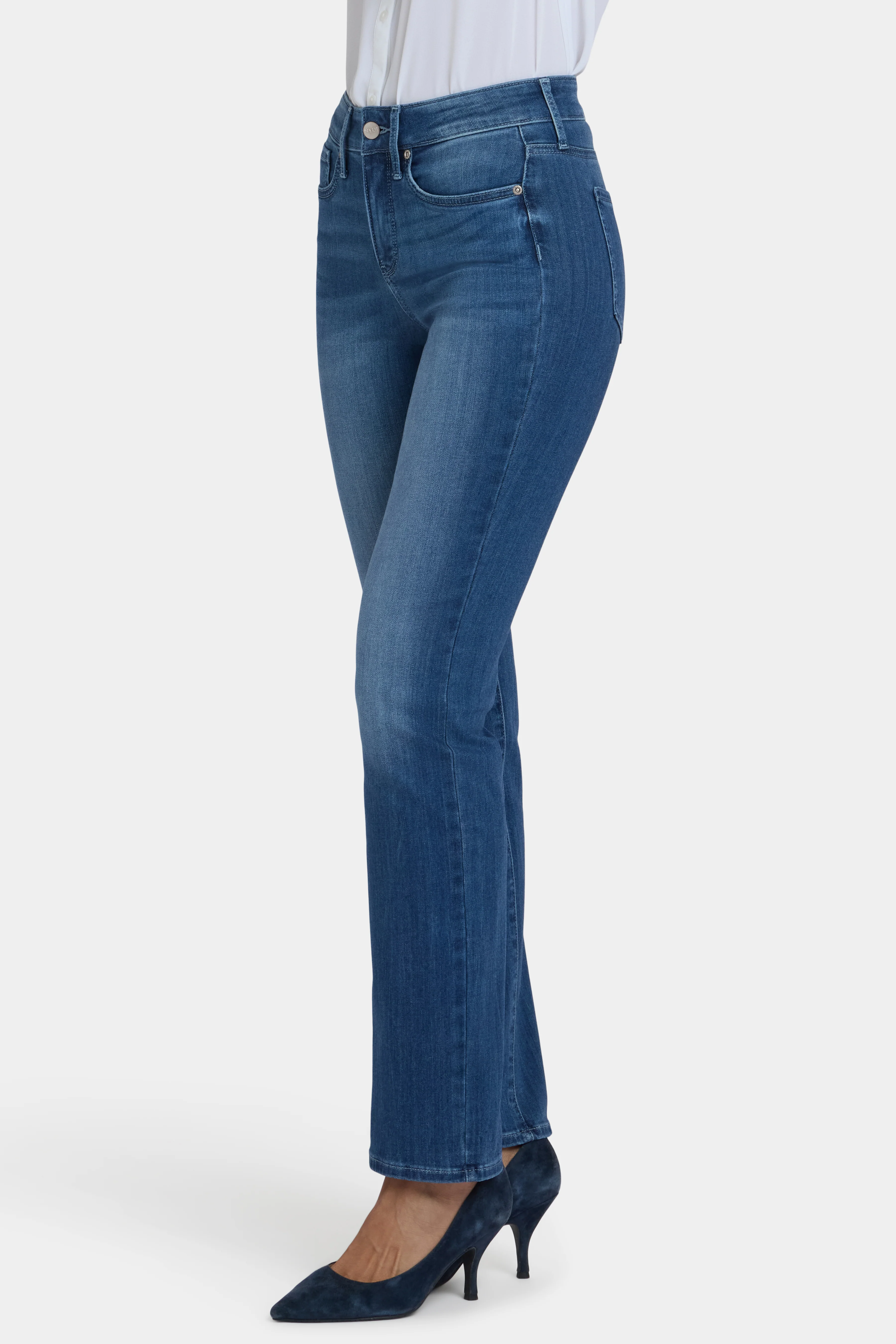 Marilyn Straight Jeans - Cool Marine - Image 3